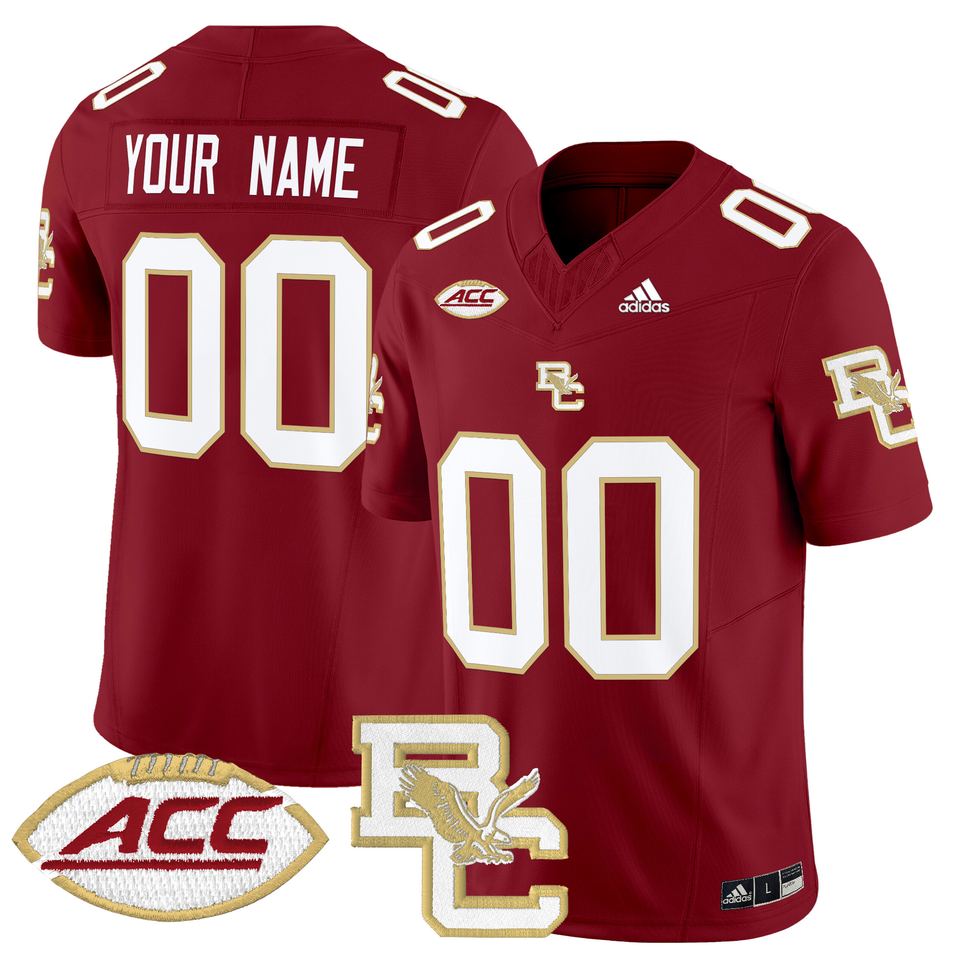 Boston College Eagles 2024 Vapor Limited Custom Jersey - All Stitched