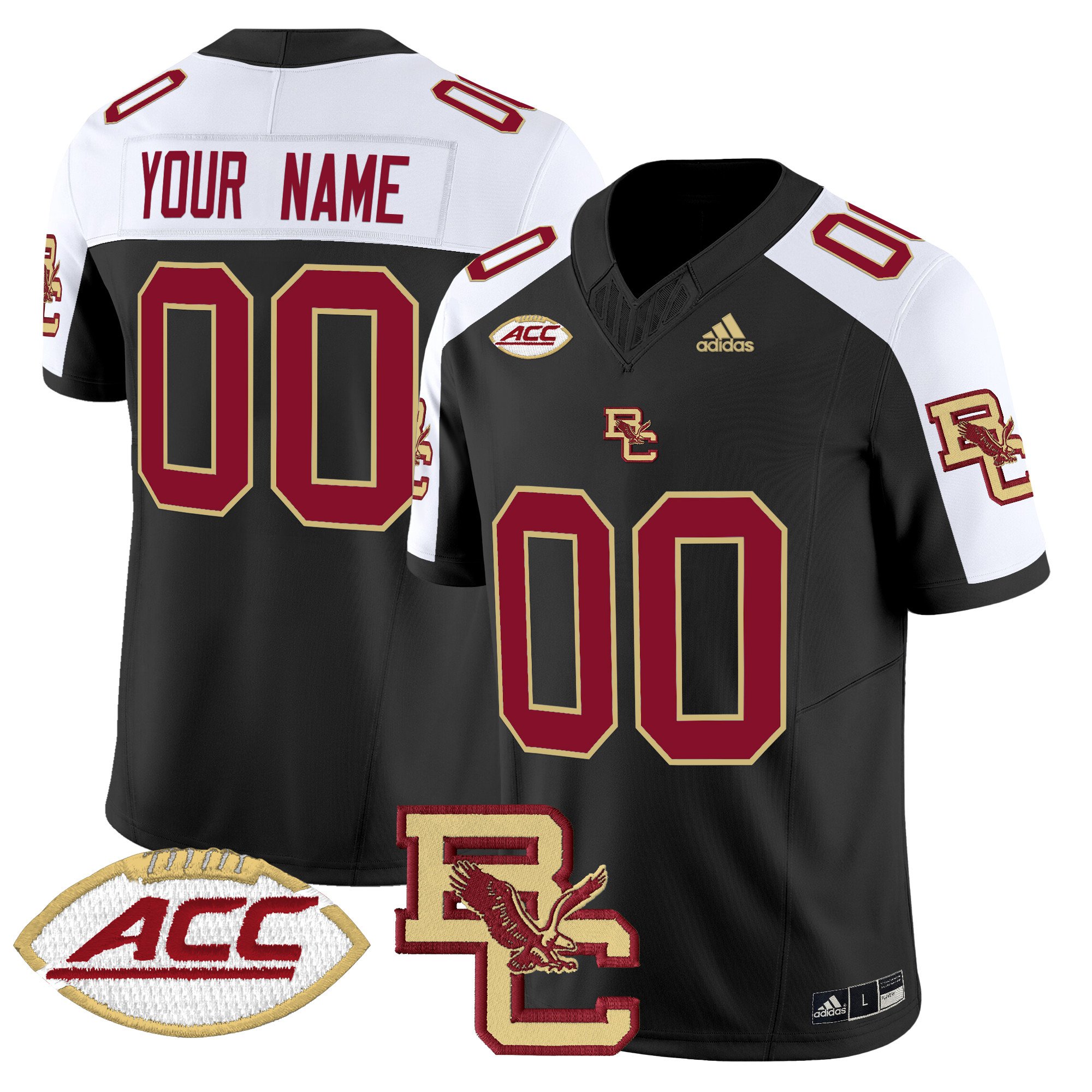 Boston College Eagles 2024 Vapor Limited Custom Jersey - All Stitched