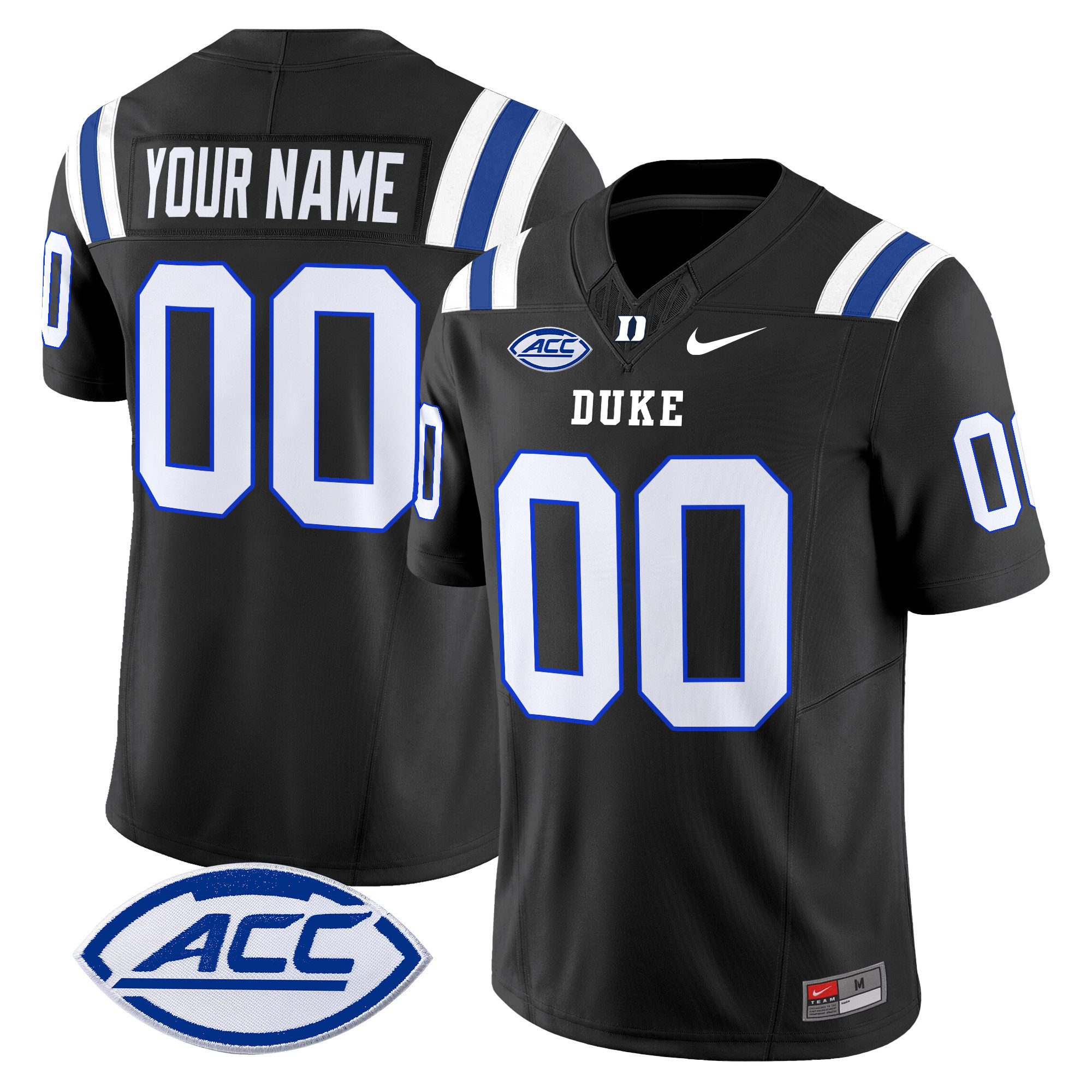 Duke Blue Devils 2024 Vapor Limited Custom Jersey - All Stitched