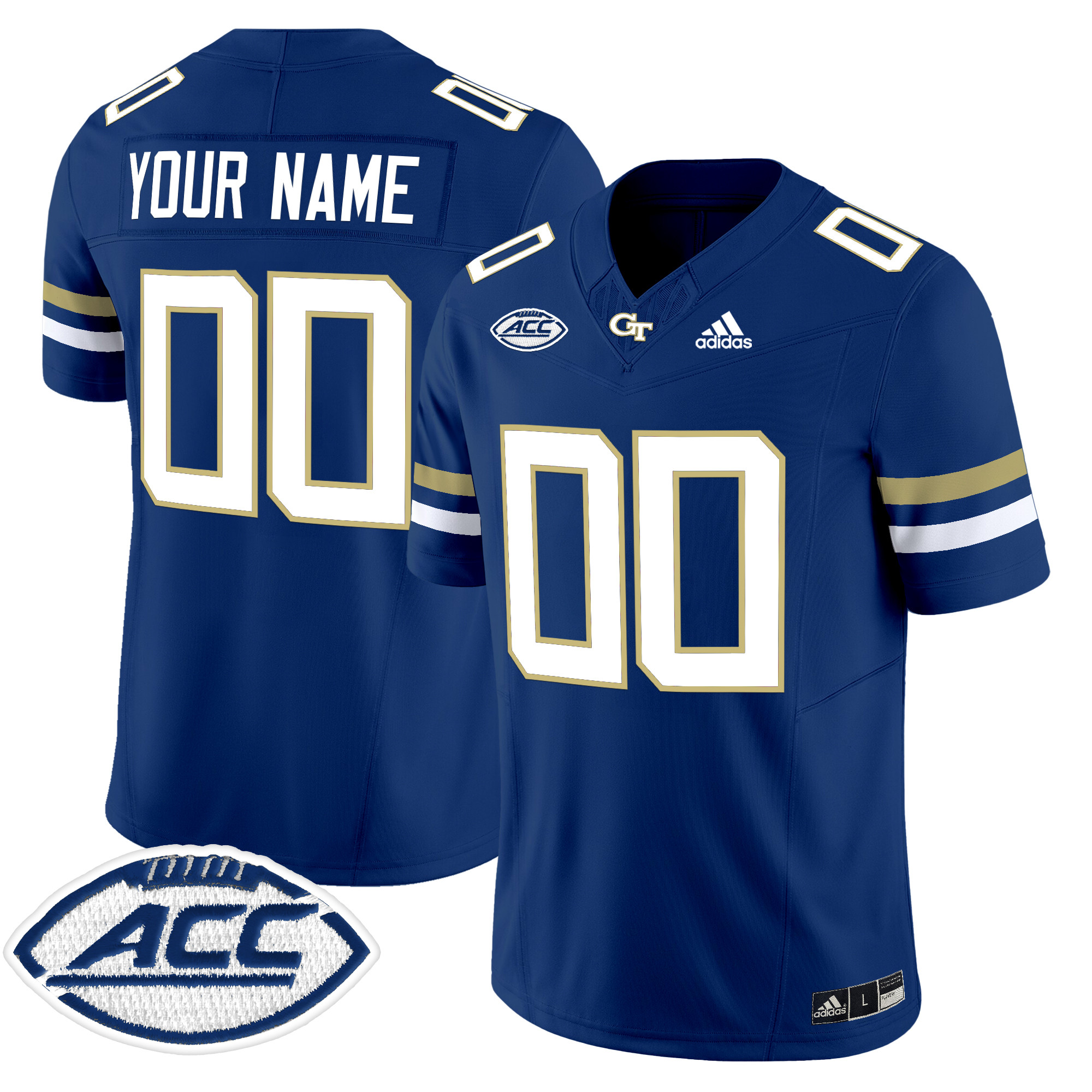 Georgia Tech Yellow Jackets 2024 Vapor Limited Custom Jersey - All stitched