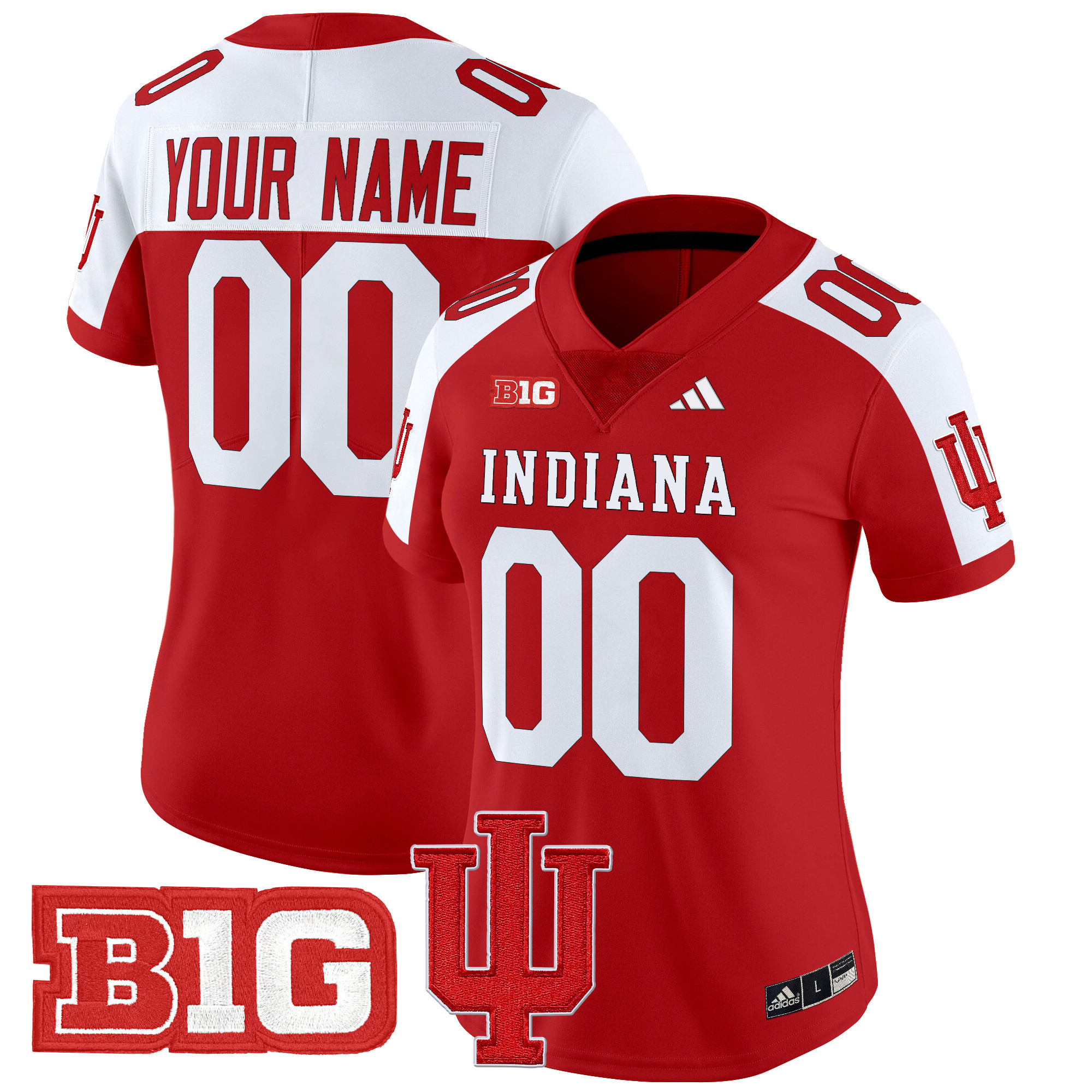 Indiana Hoosiers 2024 Vapor Limited Custom Jersey V2 - All Stitched