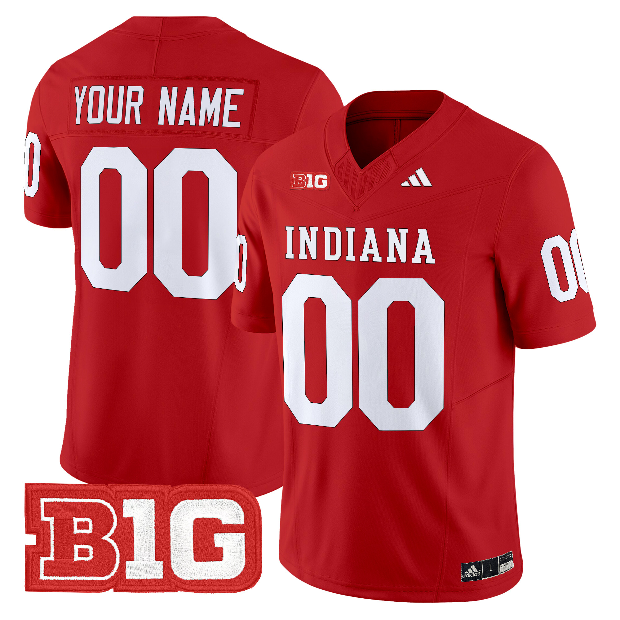 Indiana Hoosiers 2024 Vapor Limited Custom Jersey V2 - All Stitched