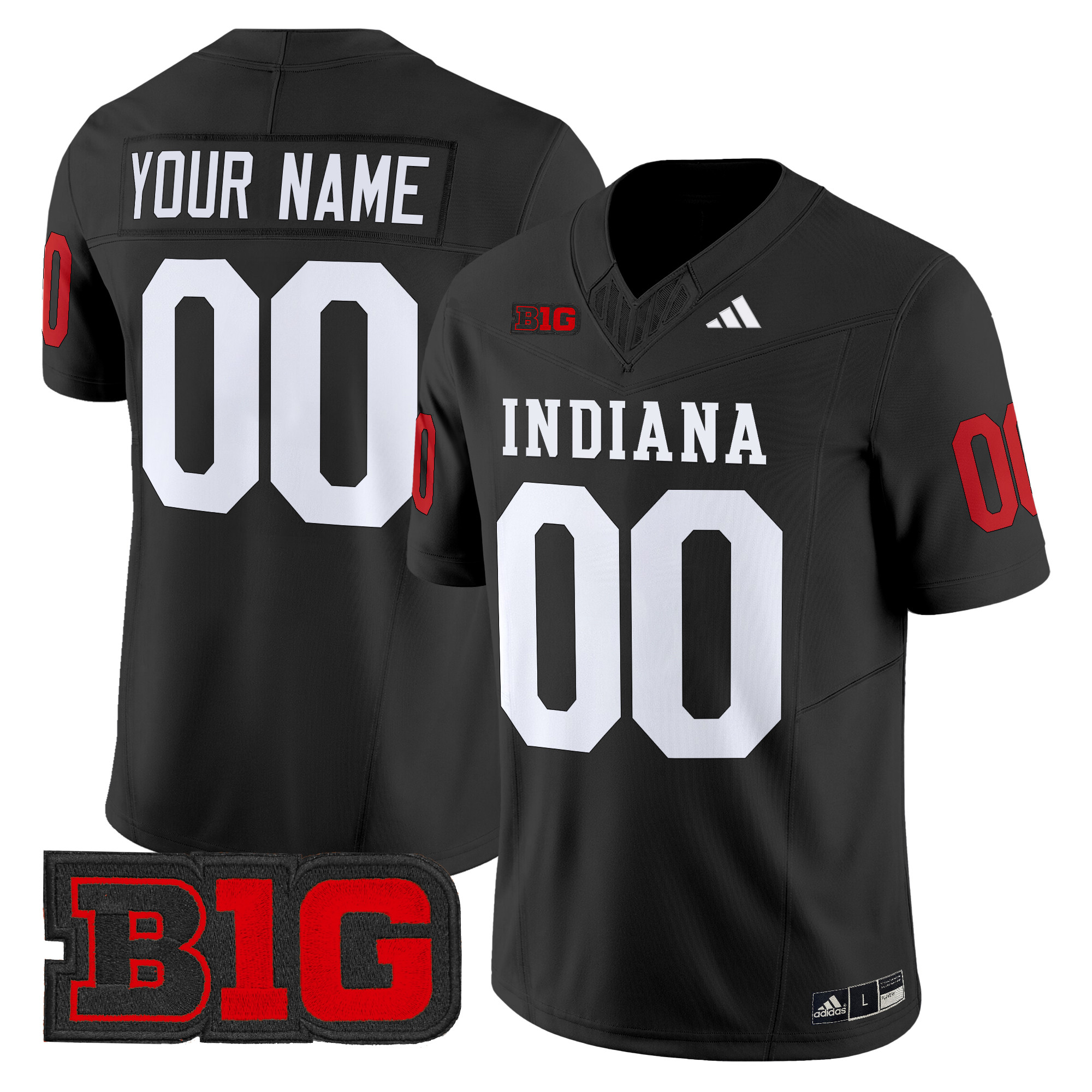 Indiana Hoosiers 2024 Vapor Limited Custom Jersey V2 - All Stitched