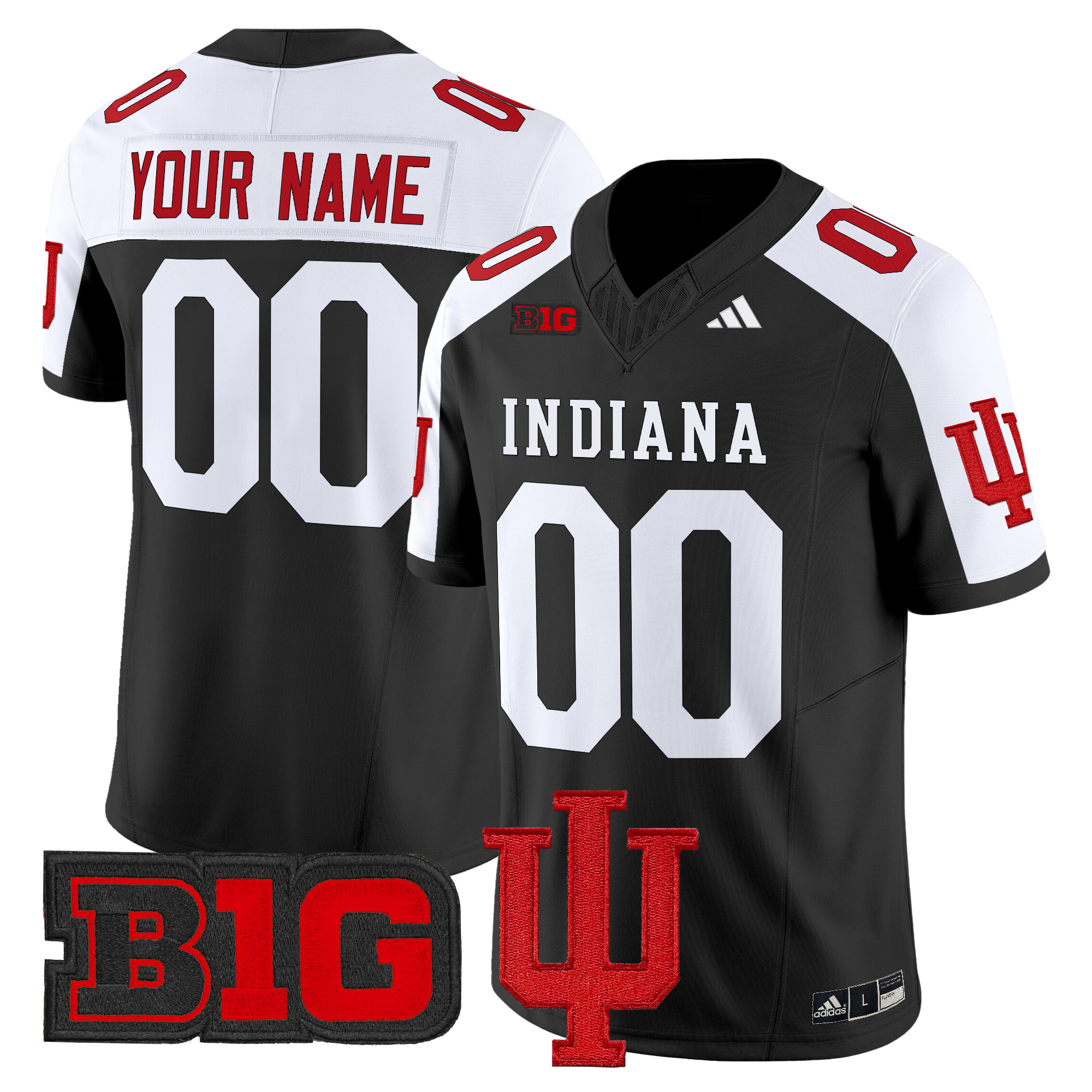 Indiana Hoosiers 2024 Vapor Limited Custom Jersey V2 - All Stitched