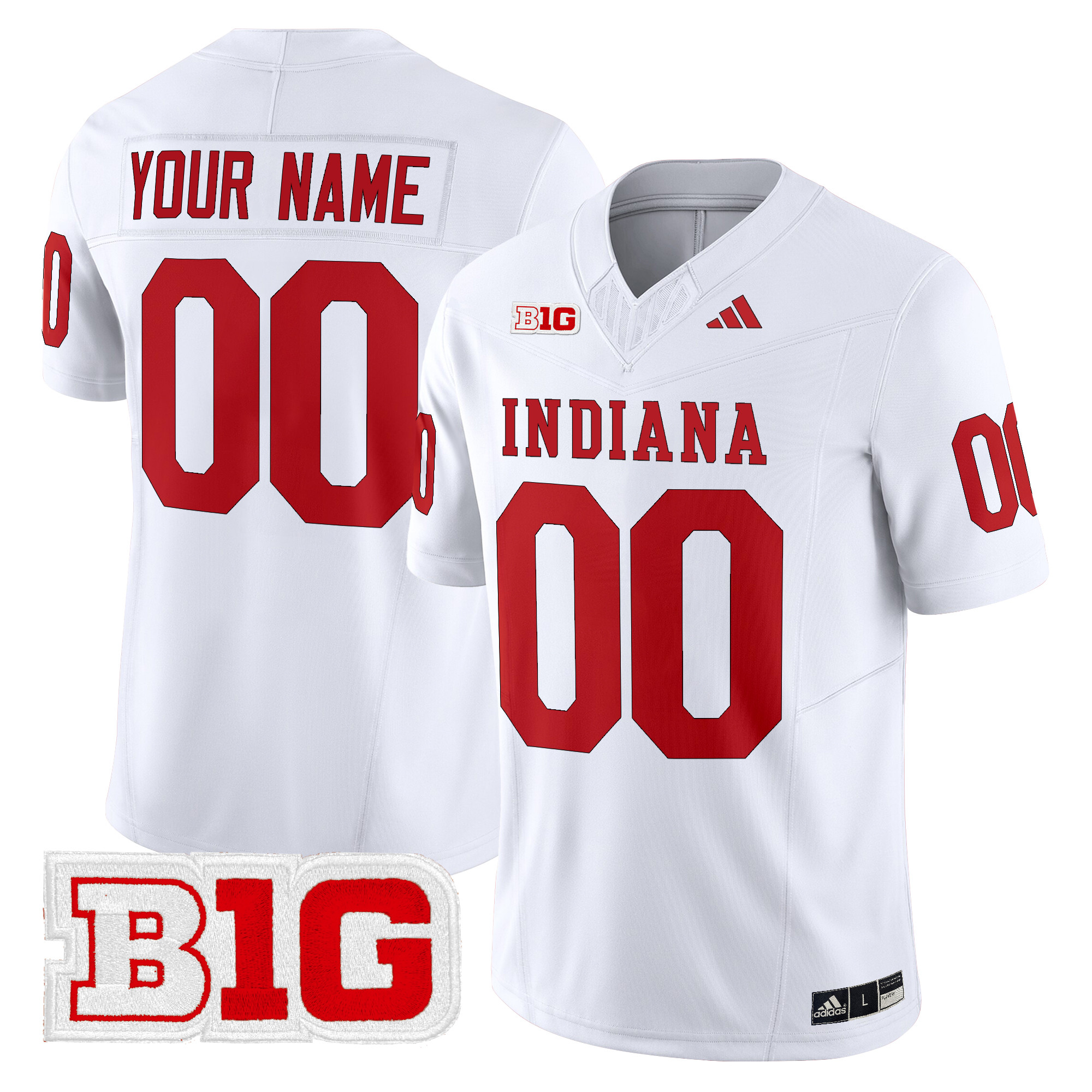 Indiana Hoosiers 2024 Vapor Limited Custom Jersey V2 - All Stitched