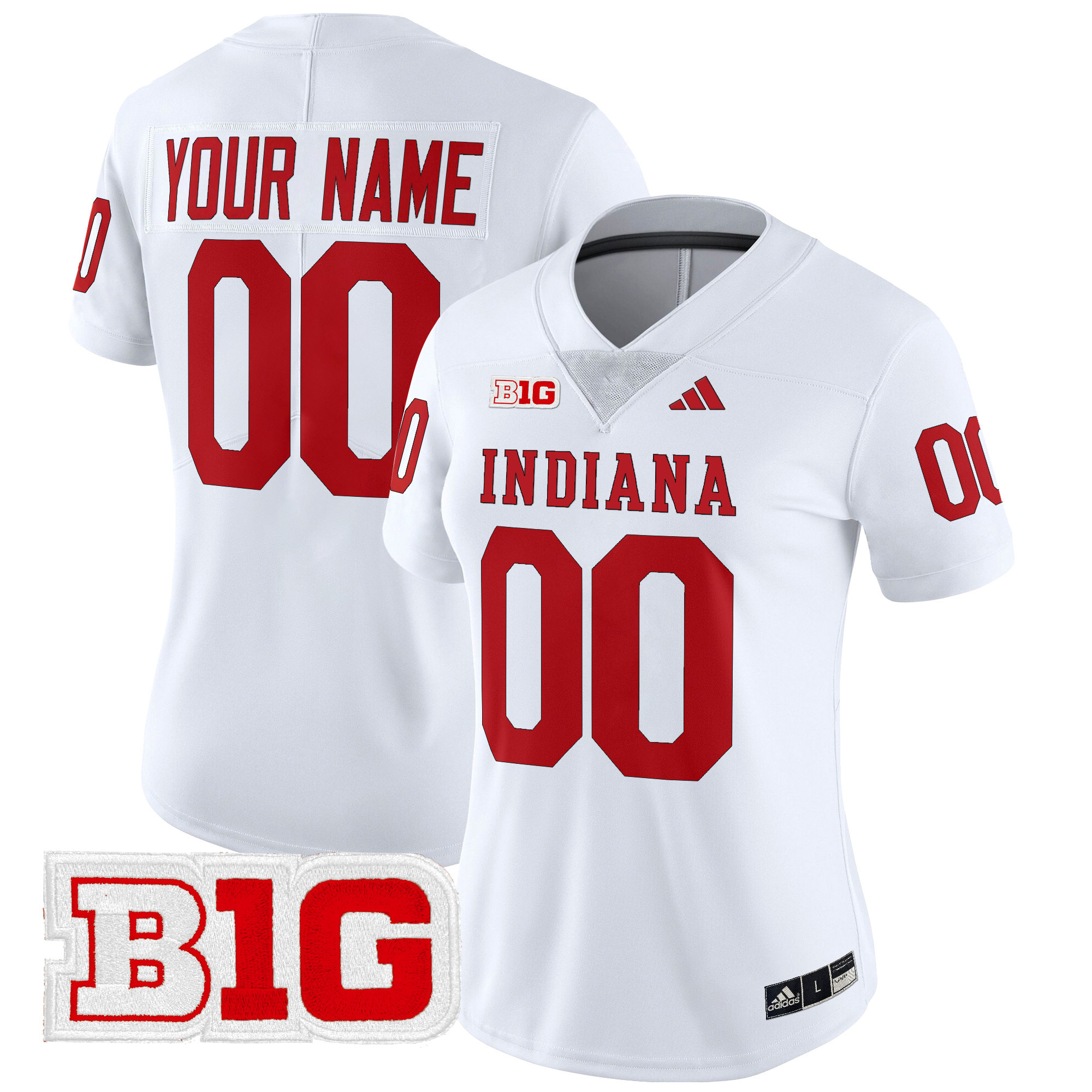Indiana Hoosiers 2024 Vapor Limited Custom Jersey V2 - All Stitched