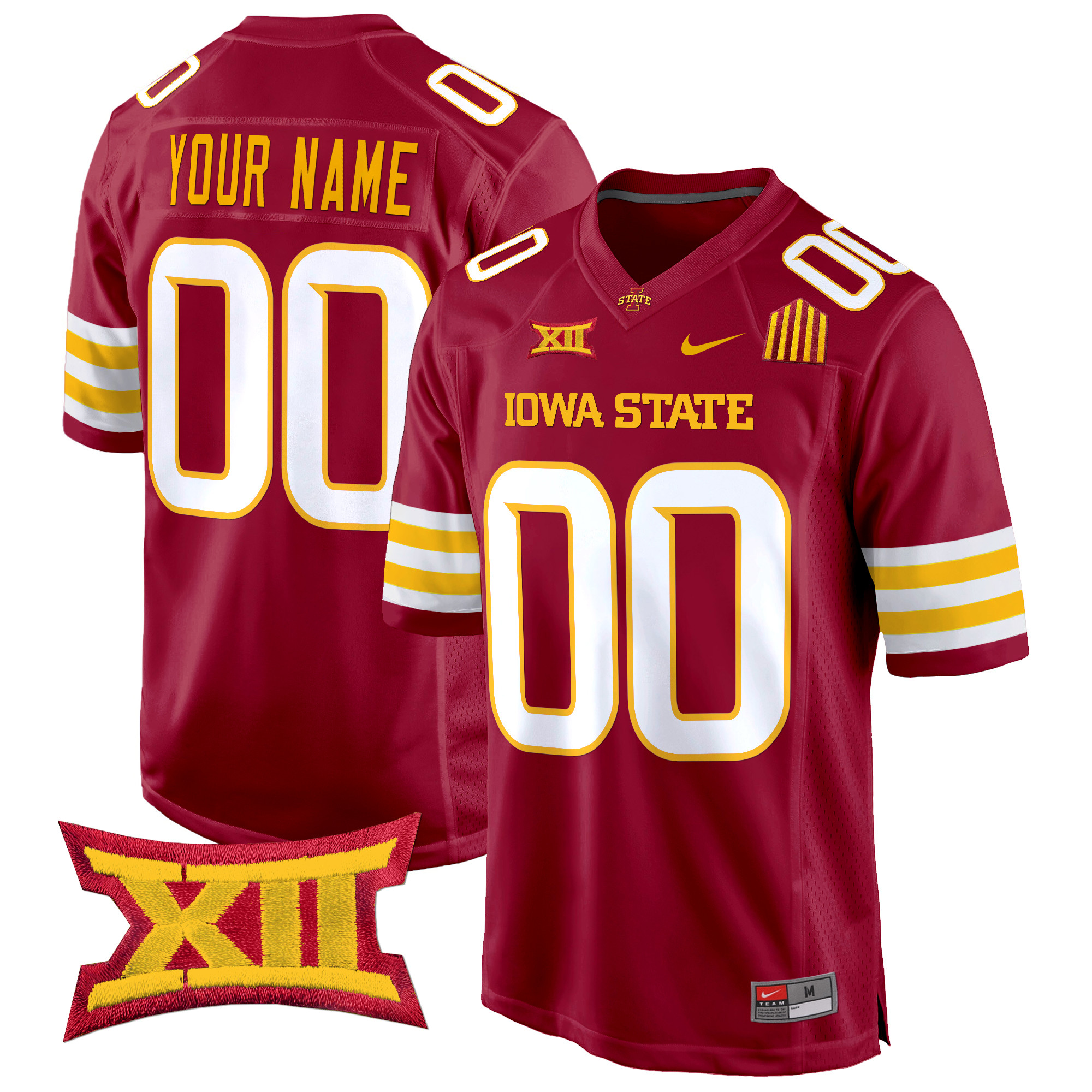 Iowa State Cyclones 2024 Game Custom Jersey - All Stitched