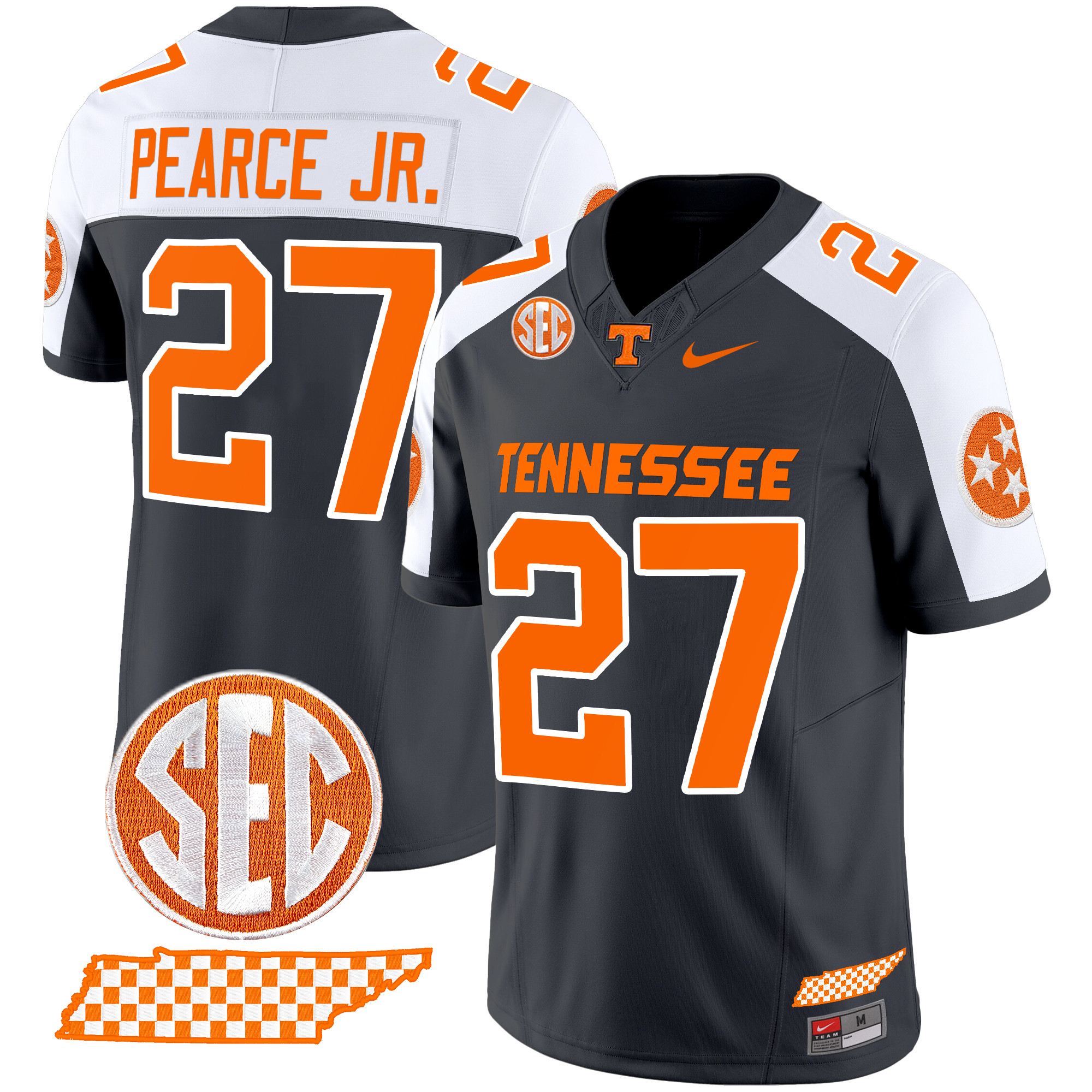 James Pearce Jr. Tennessee Volunteers 2024 Vapor Limited Jersey V2 - All Stitched