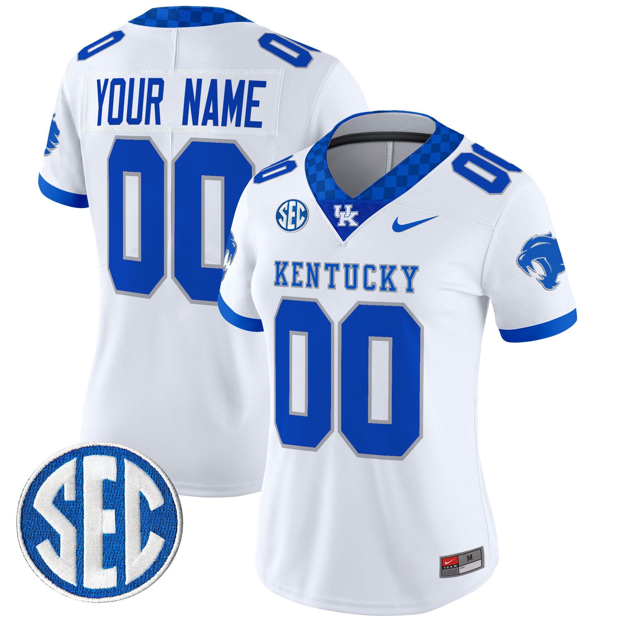 Kentucky Wildcats 2024 Vapor Limited Custom Jersey - All Stitched