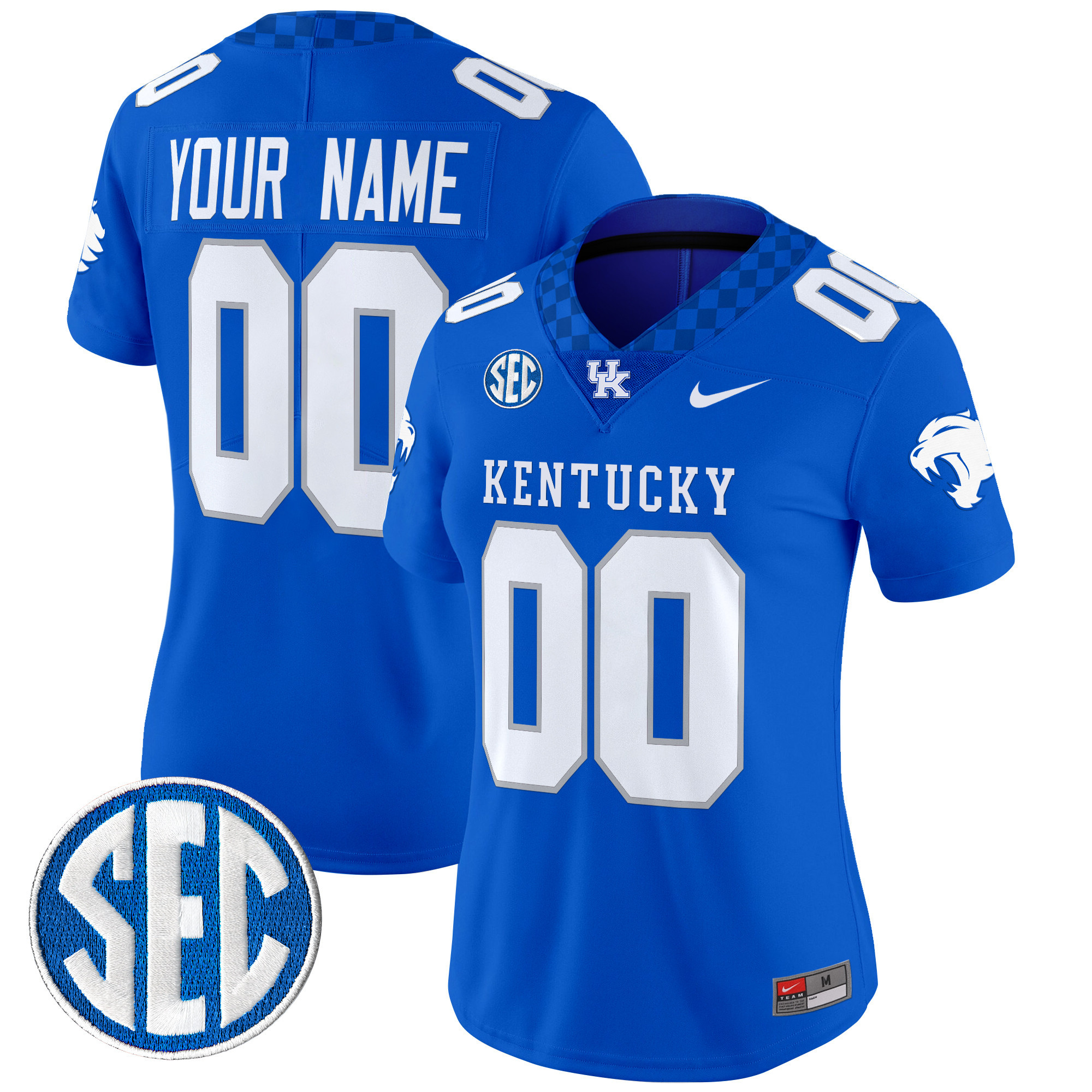 Kentucky Wildcats 2024 Vapor Limited Custom Jersey - All Stitched