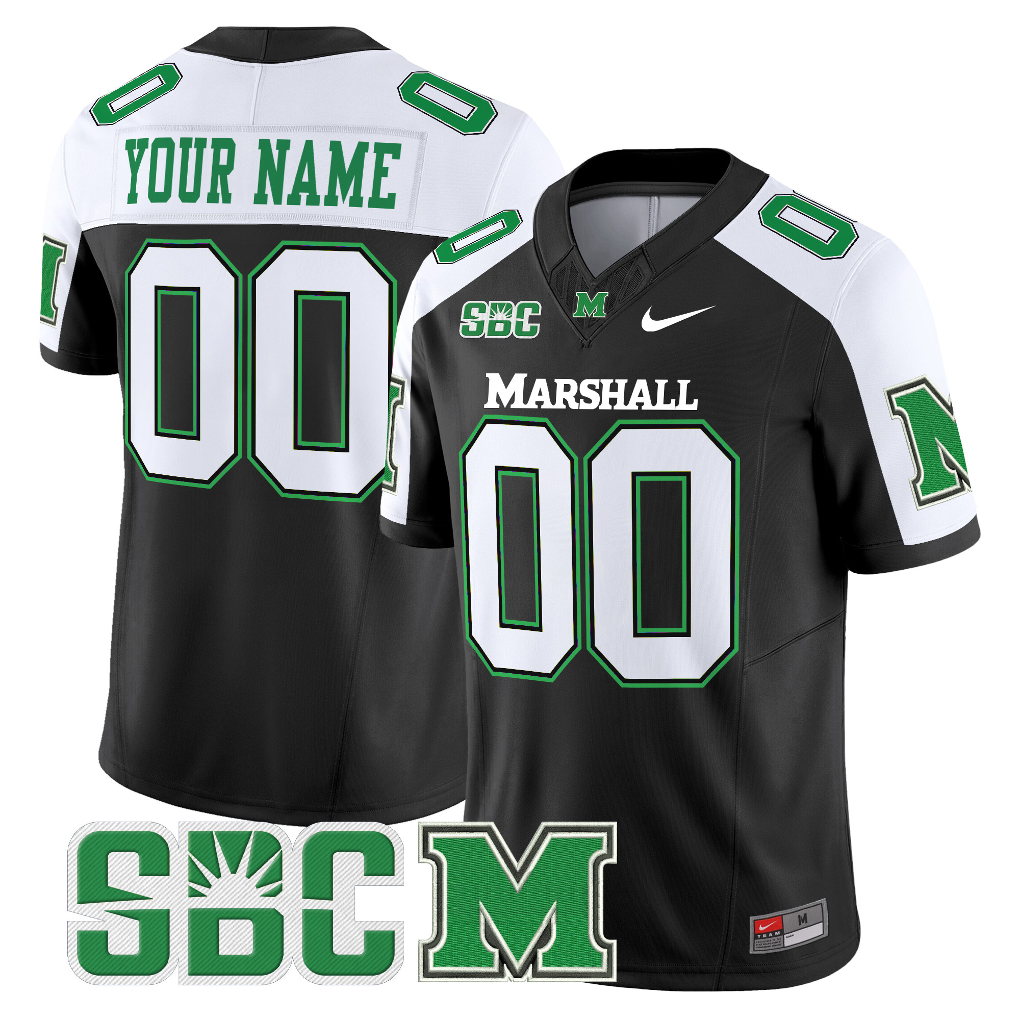 Marshall Thundering Herd 2024 Vapor Limited Custom Jersey - All stitched
