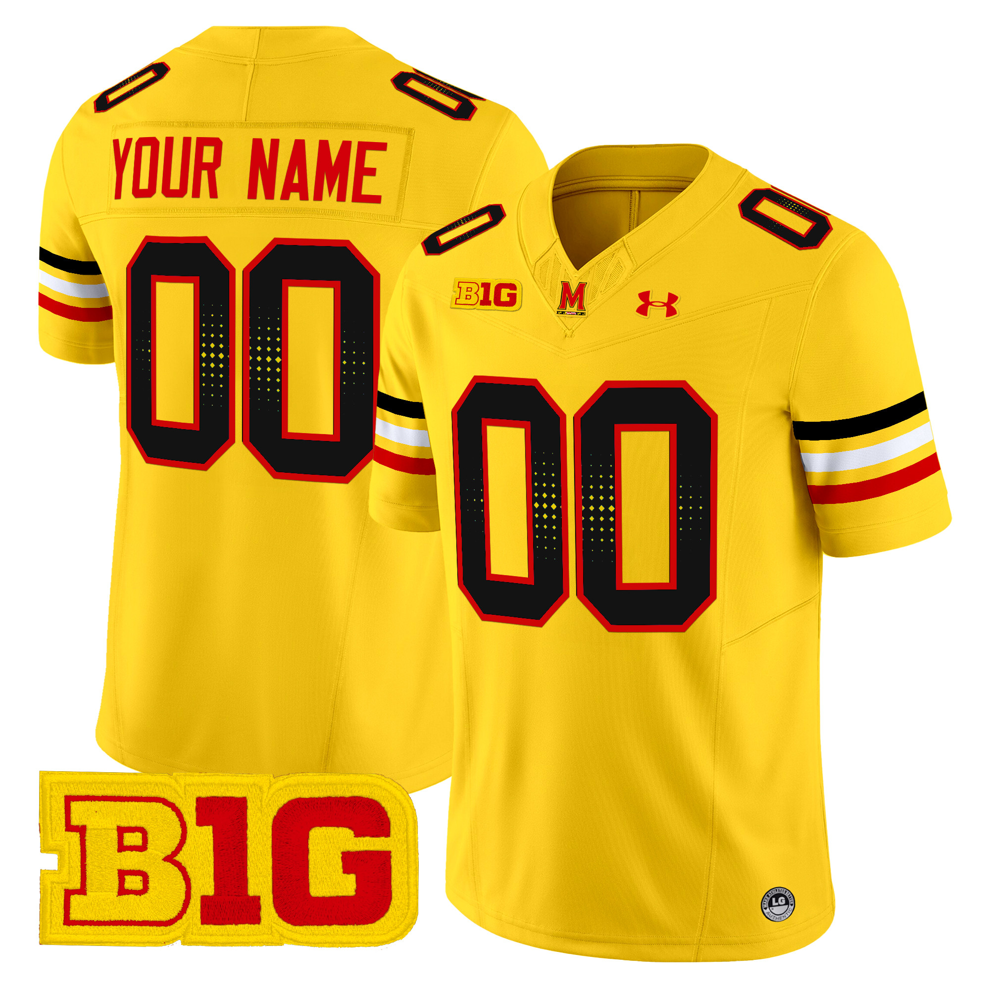 Maryland Terrapins 2024 Vapor Limited Custom Jersey - All Stitched