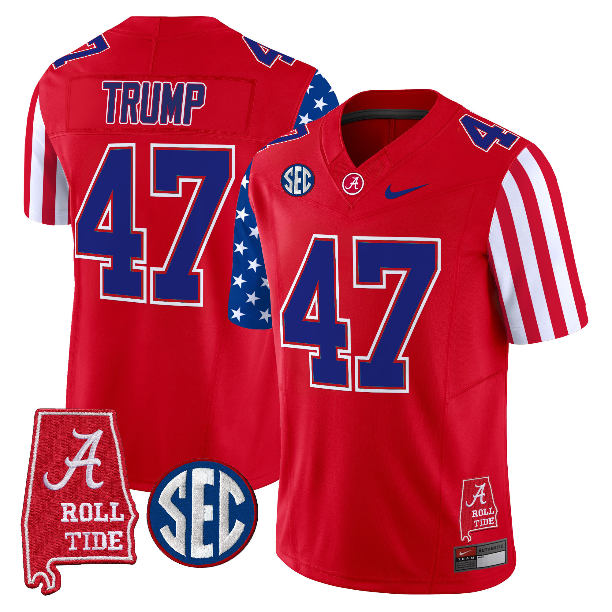 Men's Alabama Crimson Tide American Style Vapor Limited Jersey - All Stitched