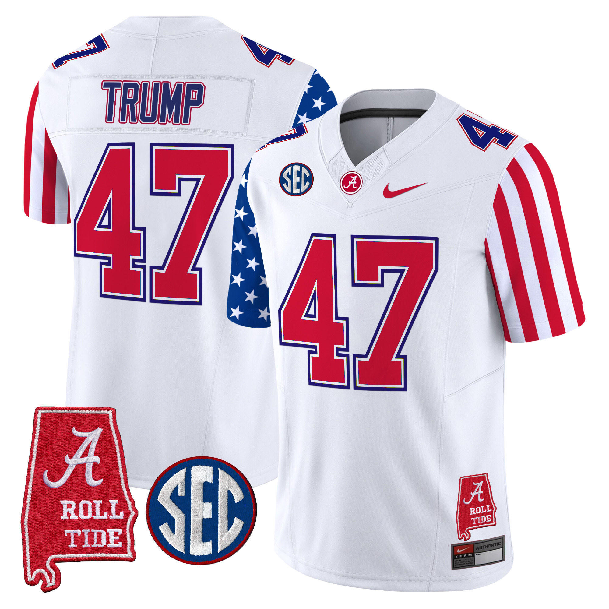 Men's Alabama Crimson Tide American Style Vapor Limited Jersey - All Stitched