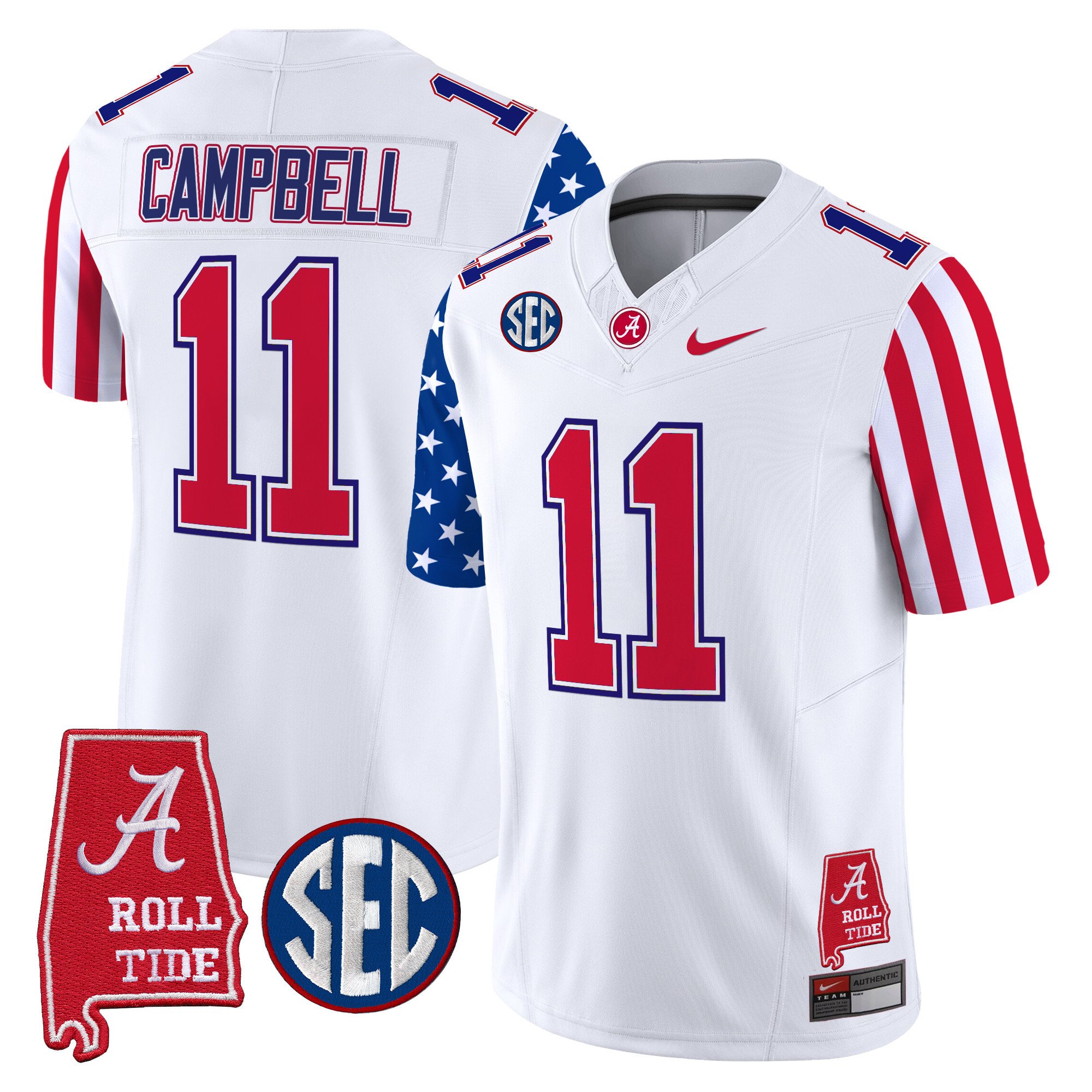 Men's Alabama Crimson Tide American Style Vapor Limited Jersey - All Stitched