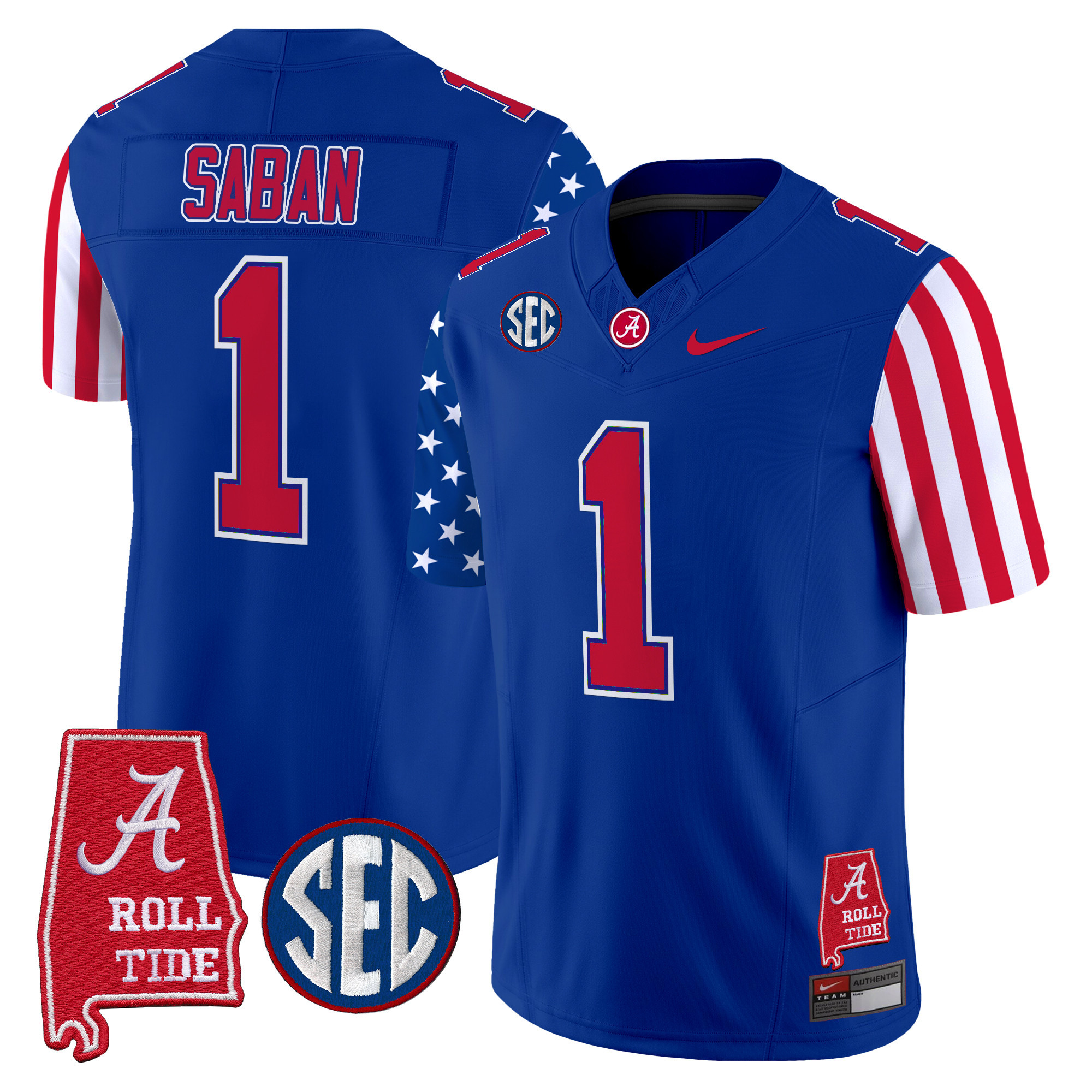 Men's Alabama Crimson Tide American Style Vapor Limited Jersey - All Stitched
