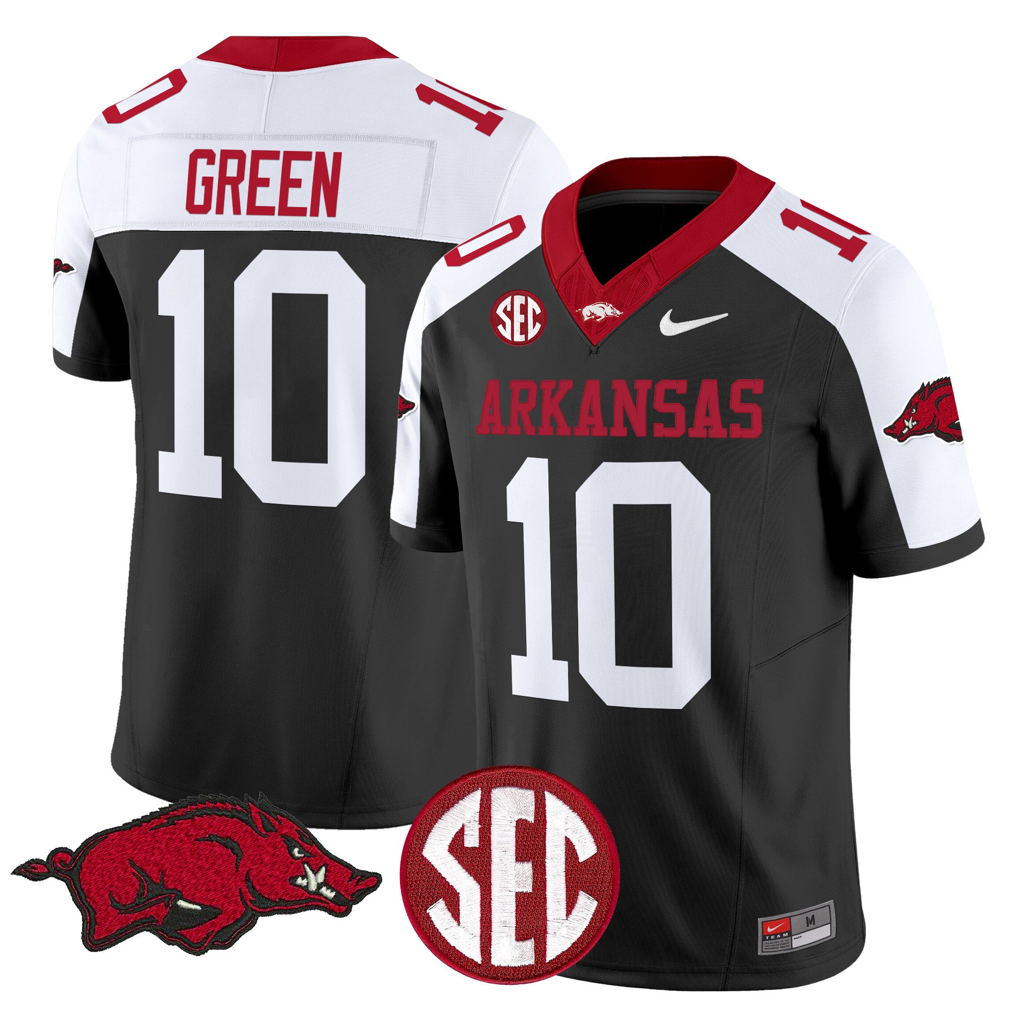 Men's Arkansas Razorbacks 2024 Vapor Limited Jersey - All Stitched