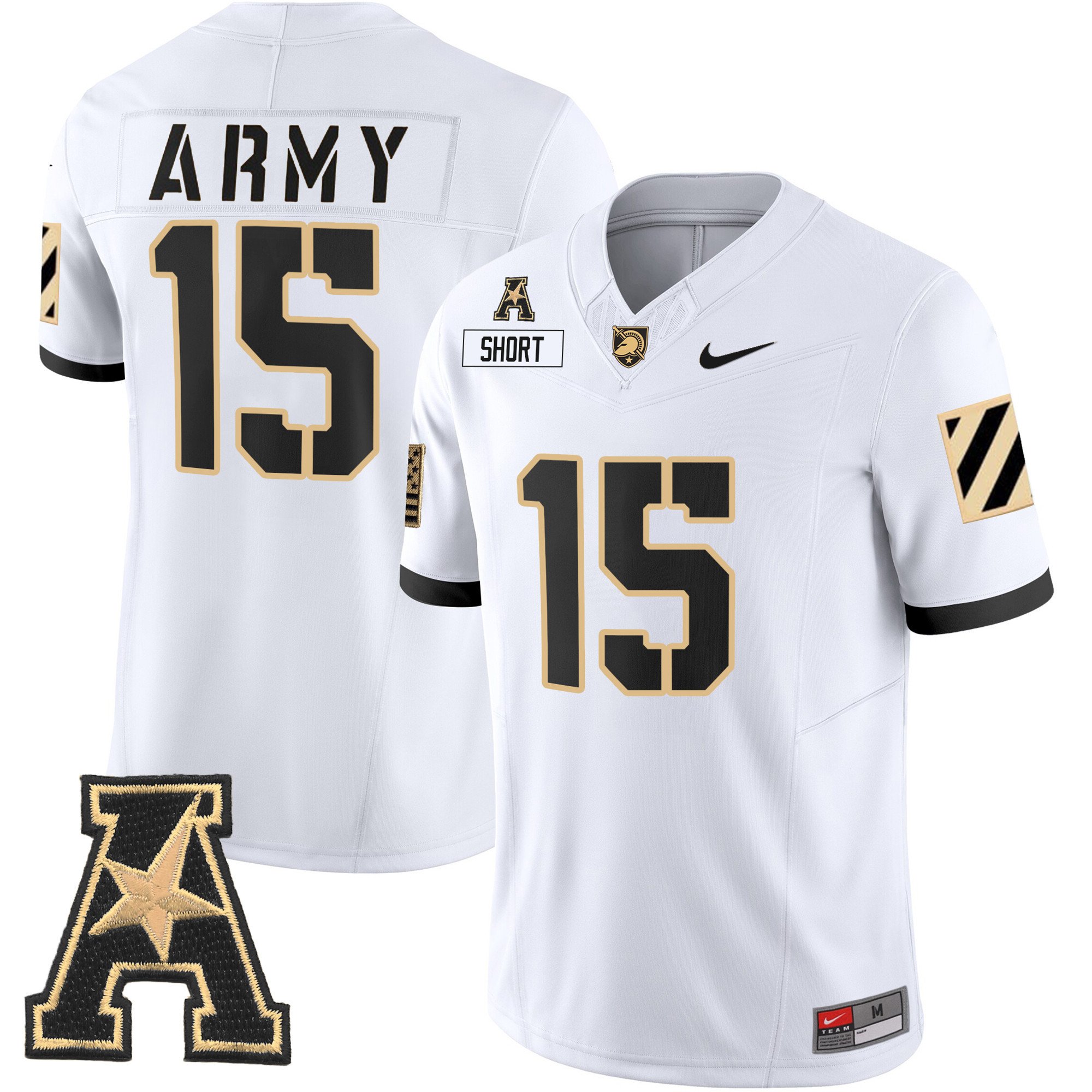 Men's Army Black Knights 2024 Vapor Limited Jersey - AAC Patch - All Stitched