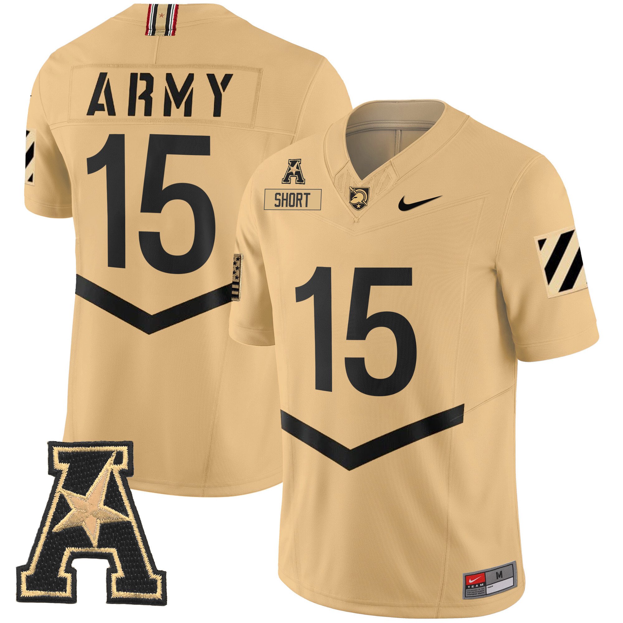 Men's Army Black Knights 2024 Vapor Limited Jersey - AAC Patch - All Stitched