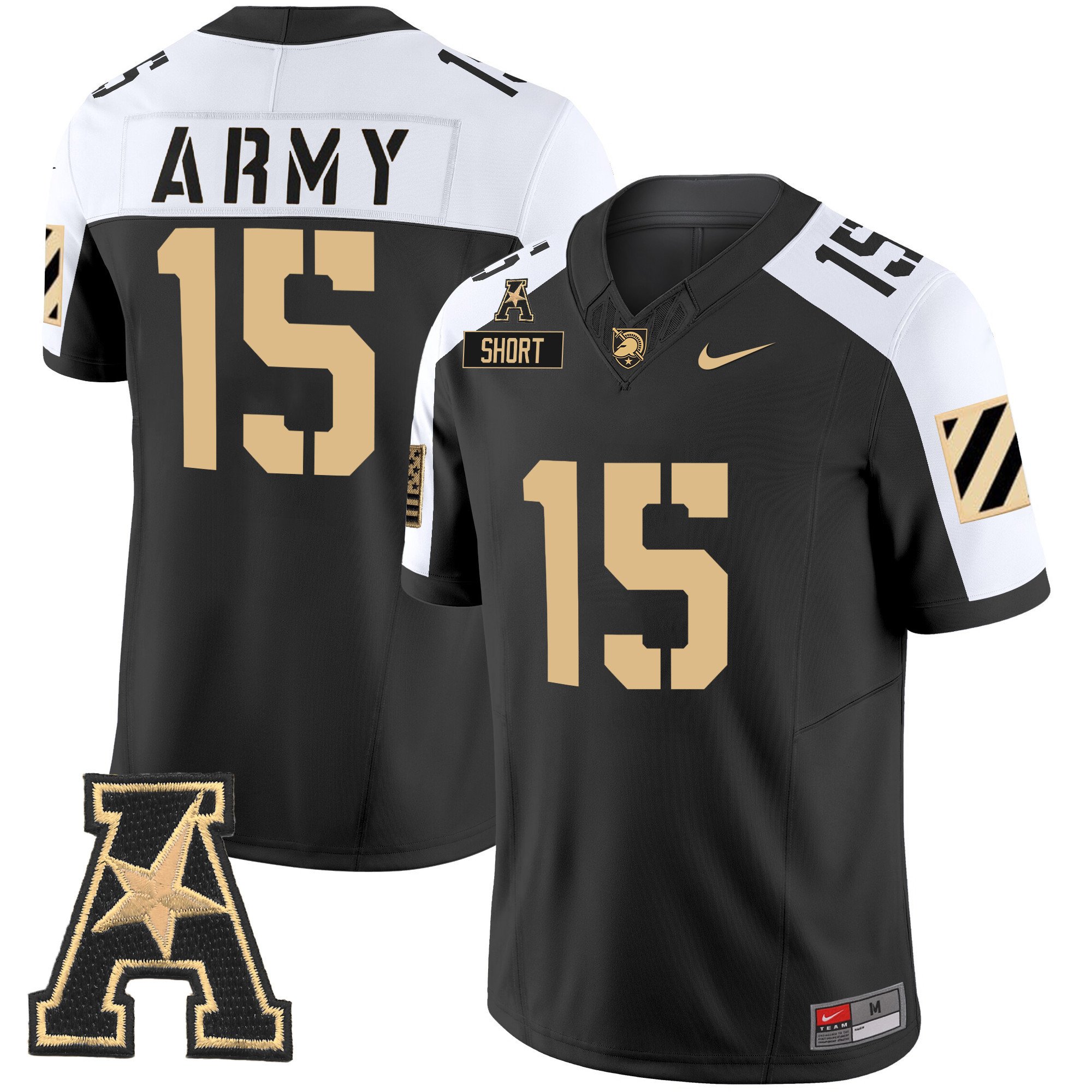 Men's Army Black Knights 2024 Vapor Limited Jersey - AAC Patch - All Stitched