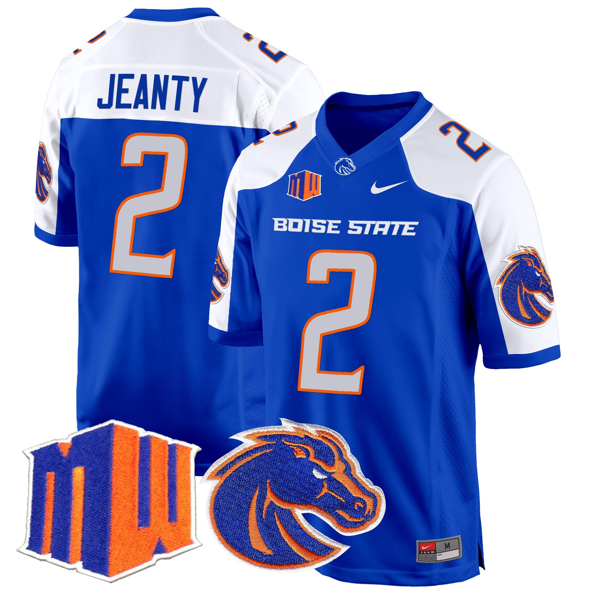Men's Boise State Broncos 2024 Game Jersey - All Stitched