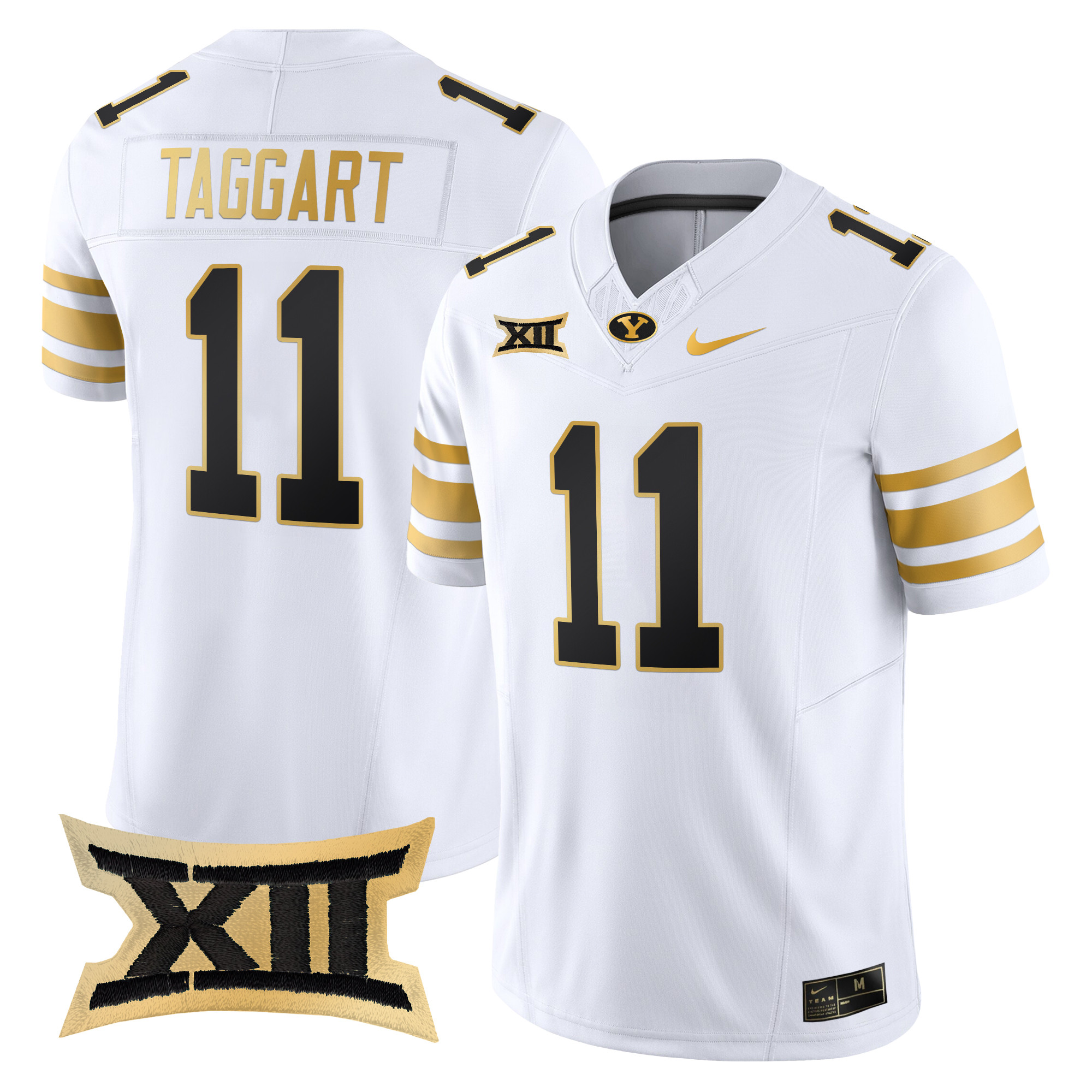 Men's BYU Cougars 2024 Gold Vapor Limited Jersey - All Stitched