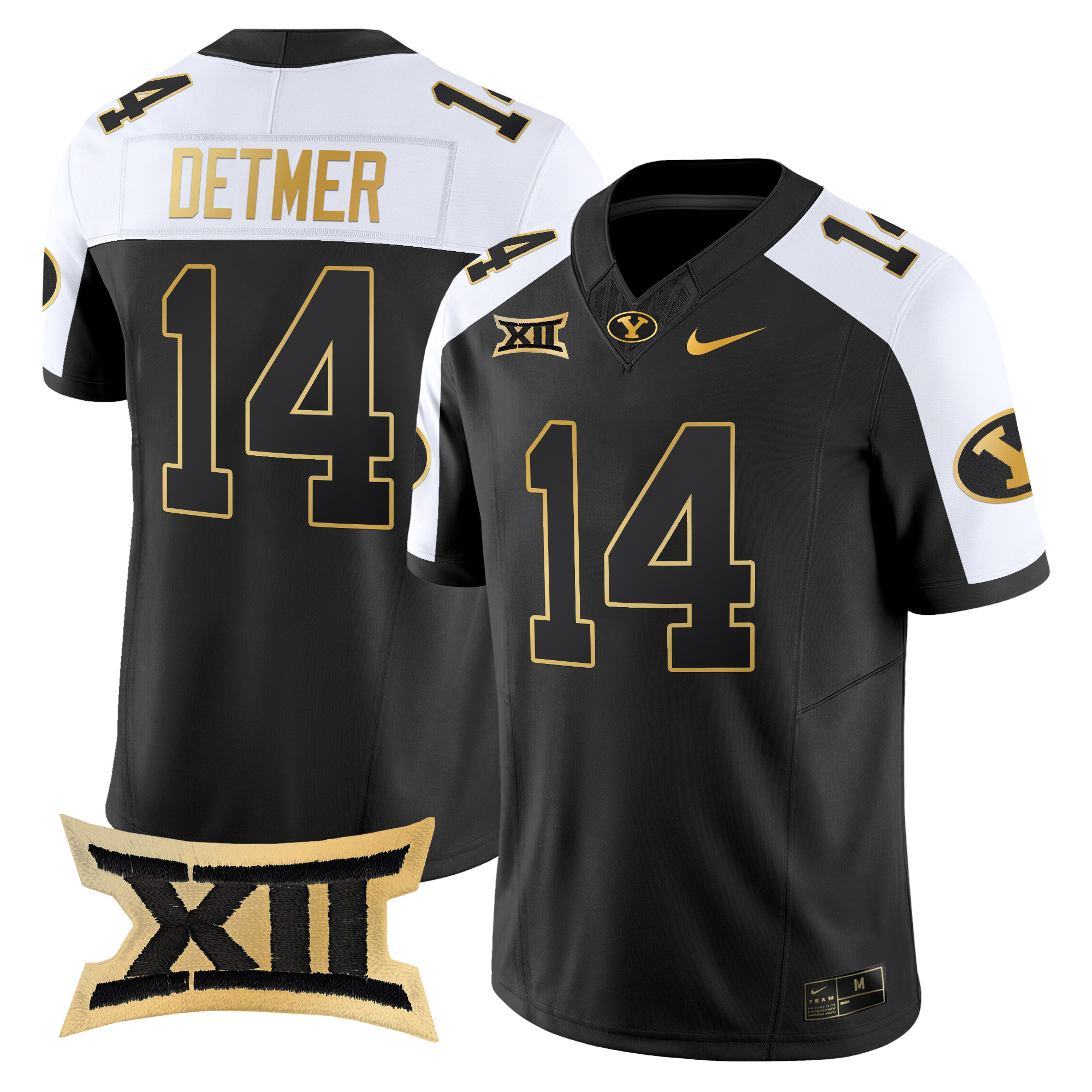 Men's BYU Cougars 2024 Gold Vapor Limited Jersey - All Stitched