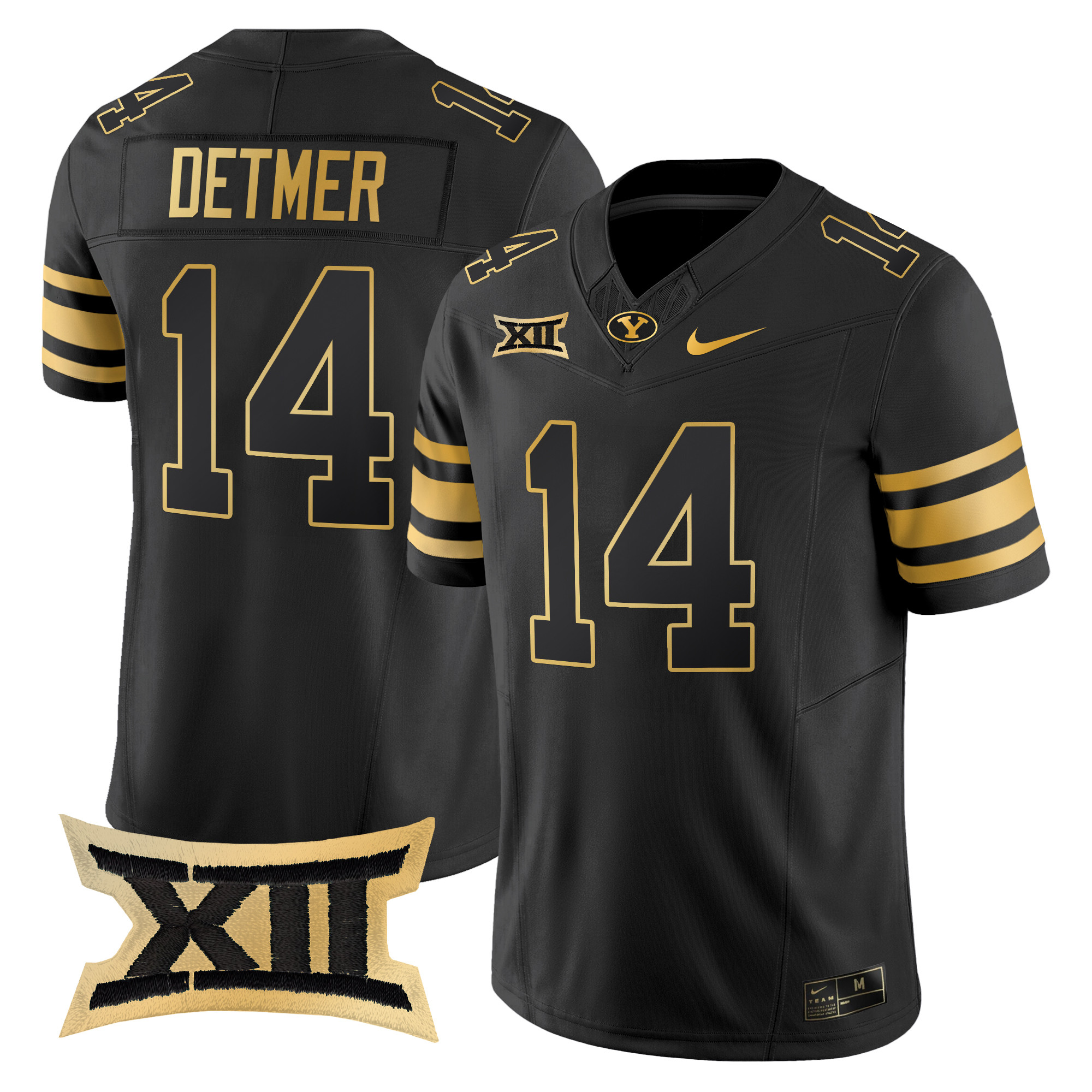 Men's BYU Cougars 2024 Gold Vapor Limited Jersey - All Stitched