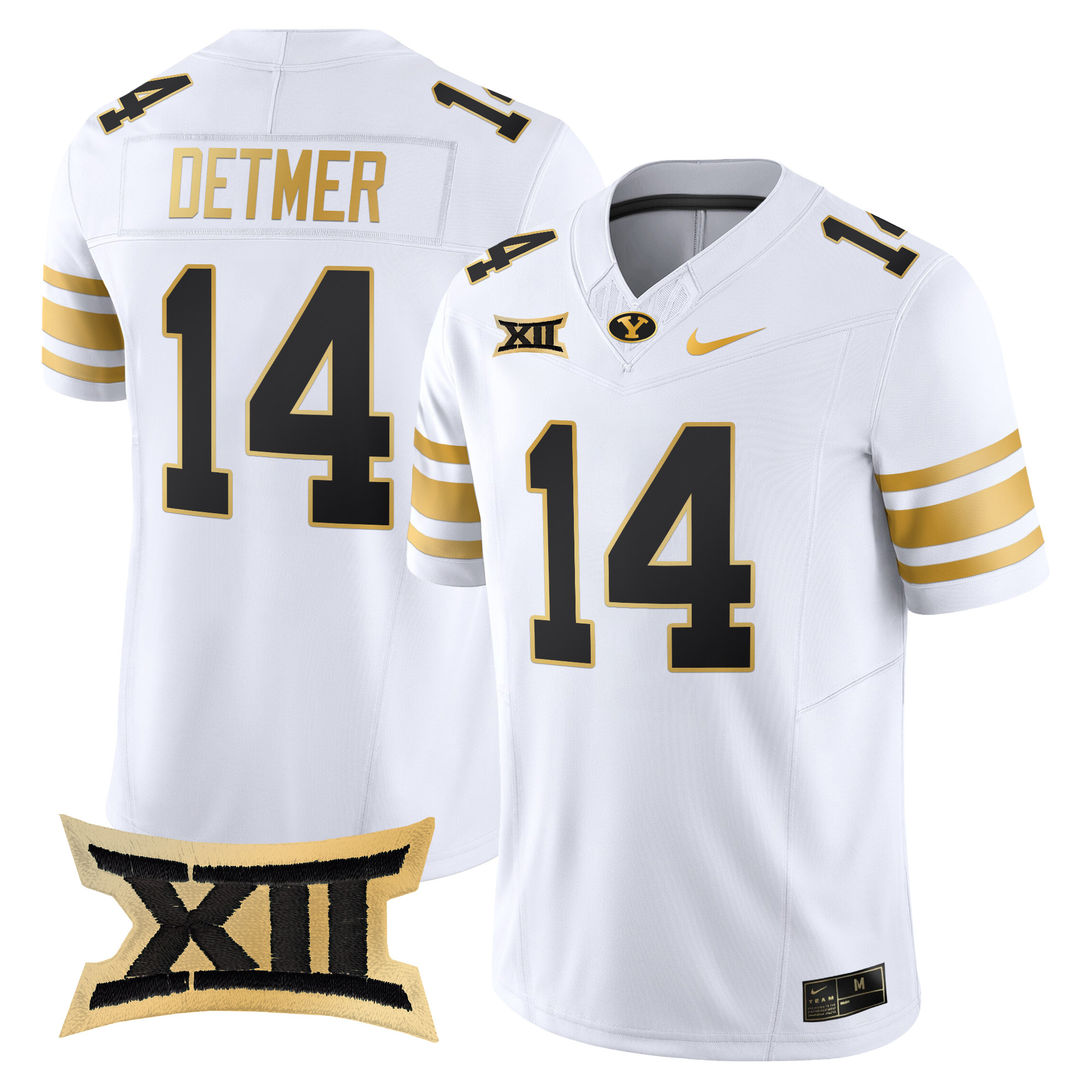 Men's BYU Cougars 2024 Gold Vapor Limited Jersey - All Stitched
