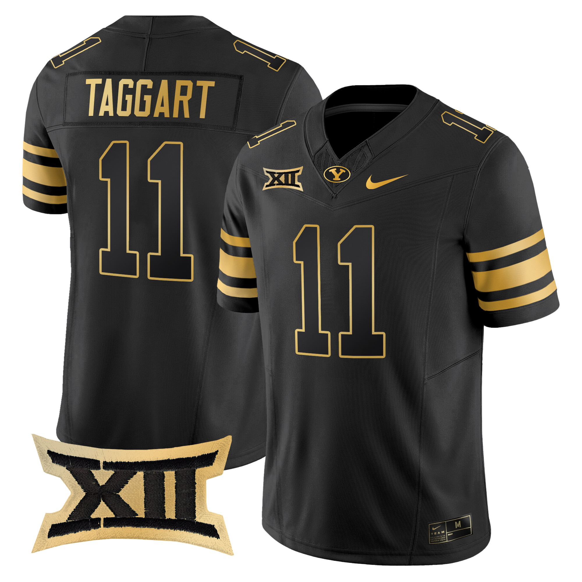 Men's BYU Cougars 2024 Gold Vapor Limited Jersey - All Stitched
