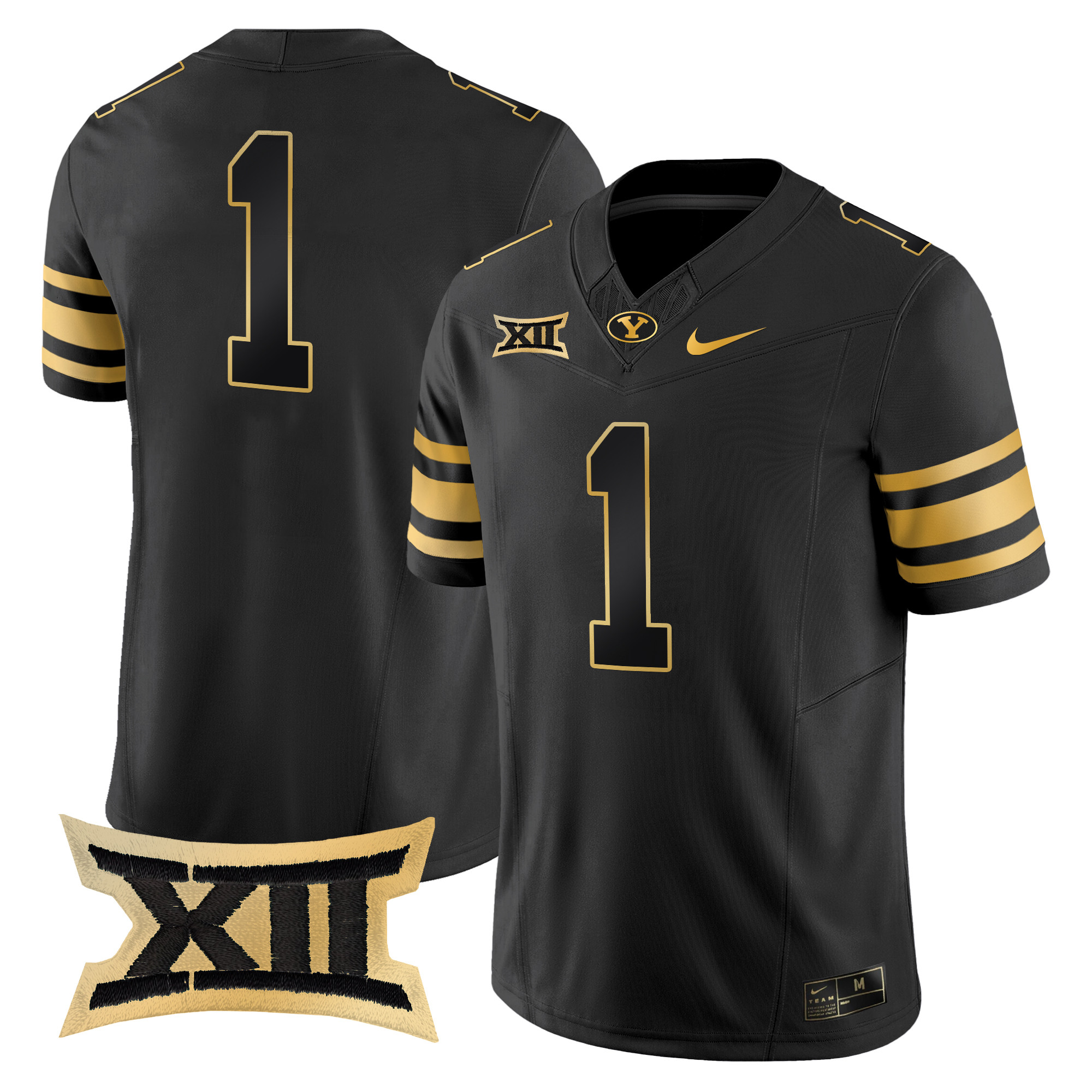 Men's BYU Cougars 2024 Gold Vapor Limited Jersey - All Stitched