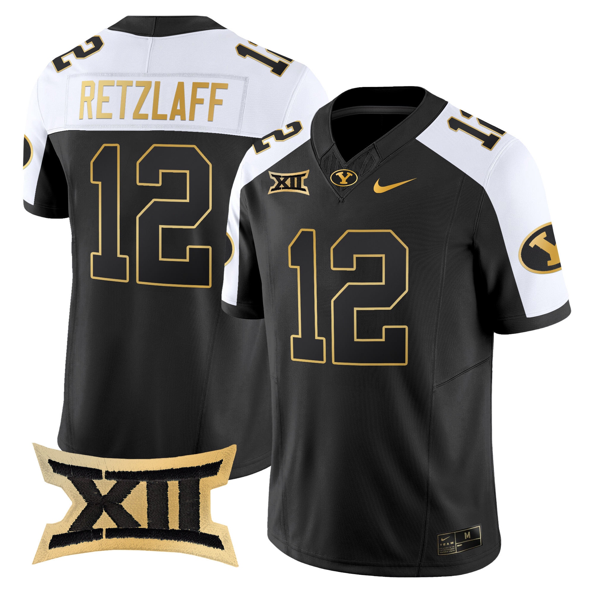 Men's BYU Cougars 2024 Gold Vapor Limited Jersey - All Stitched