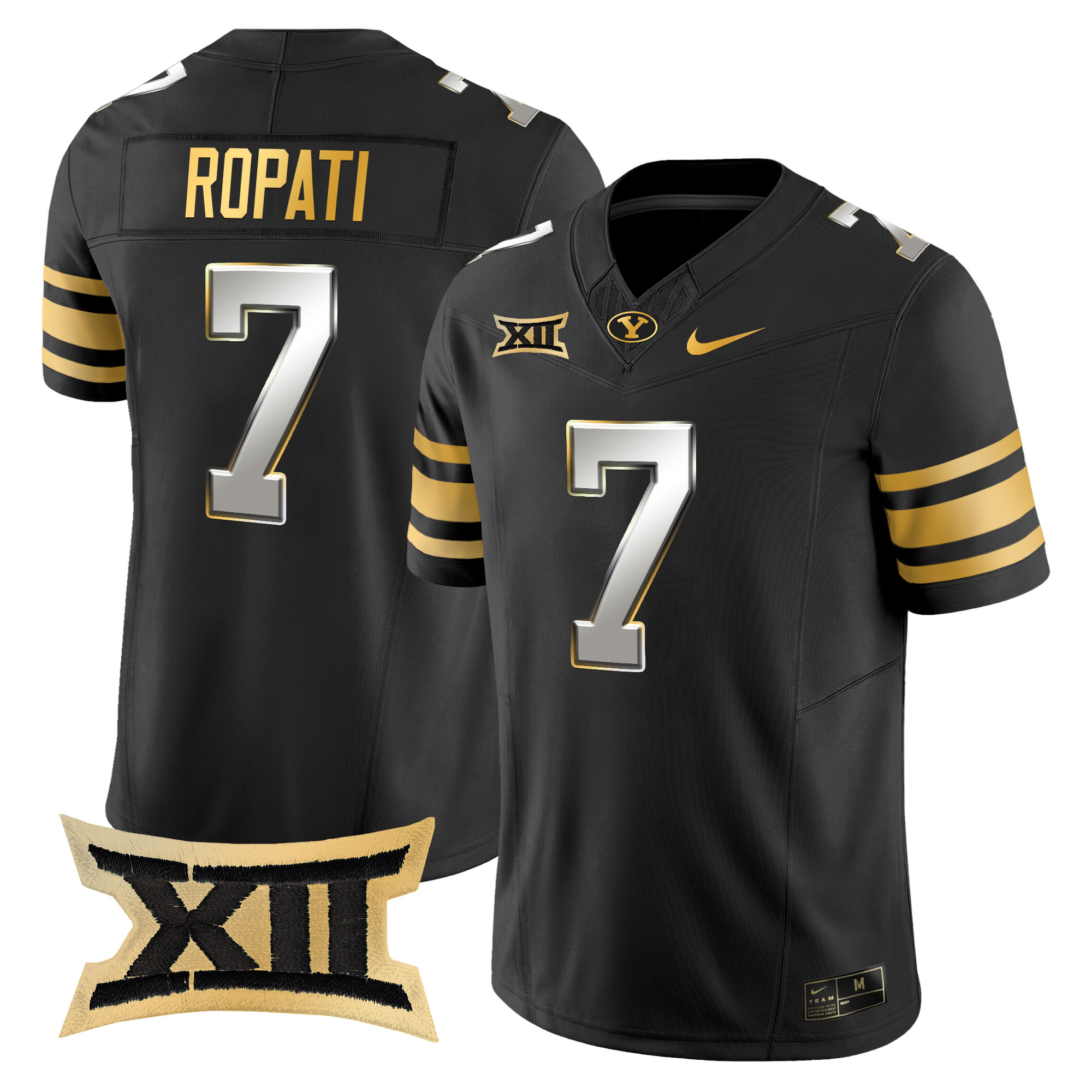 Men's BYU Cougars 2024 Gold Vapor Limited Jersey - All Stitched