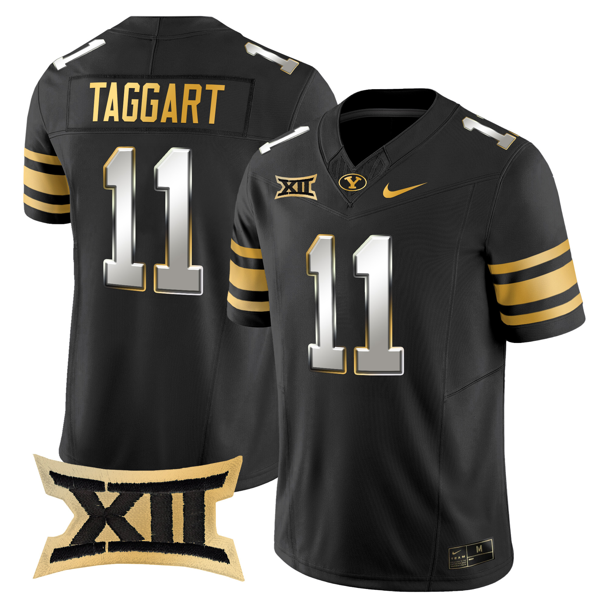 Men's BYU Cougars 2024 Gold Vapor Limited Jersey - All Stitched
