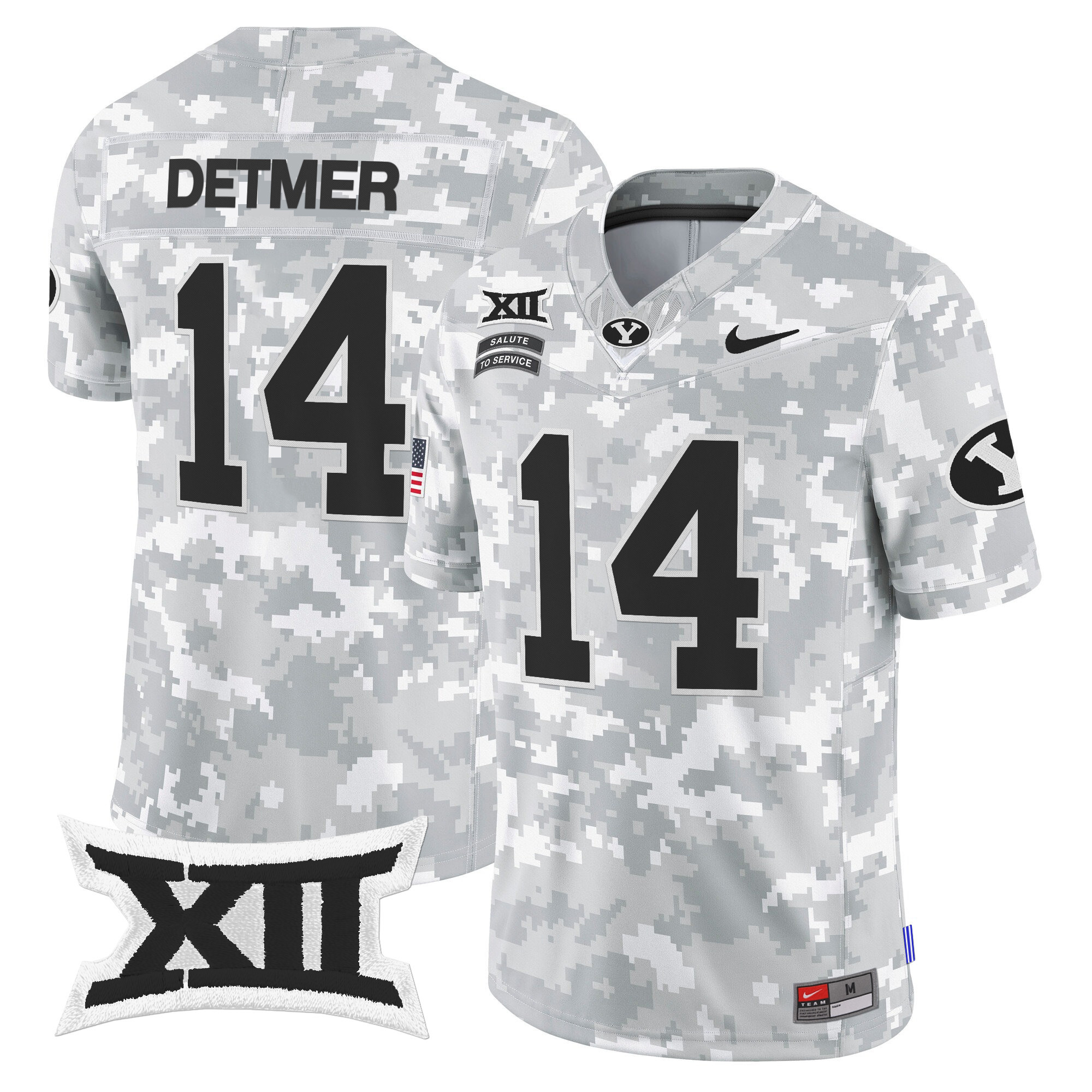 Men's BYU Cougars 2024 Salute to Service Vapor Limited Jersey - All Stitched