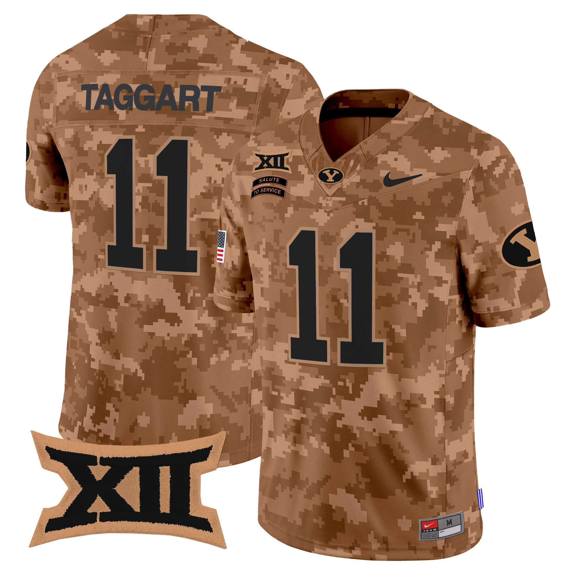 Men's BYU Cougars 2024 Salute to Service Vapor Limited Jersey - All Stitched