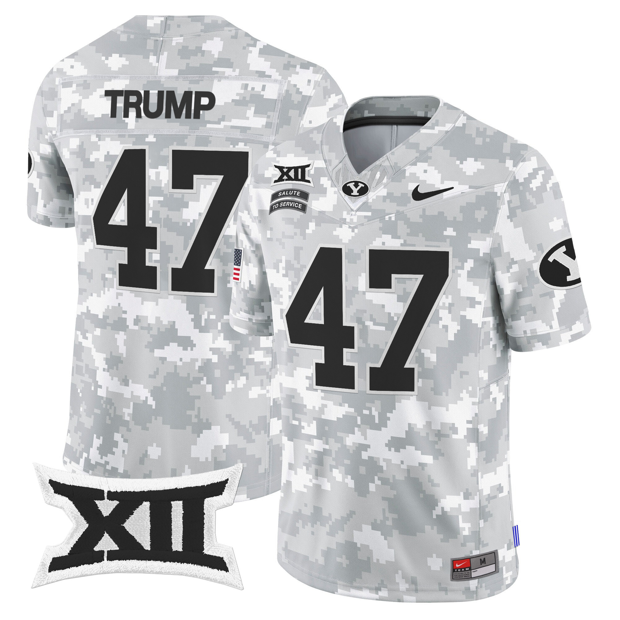 Men's BYU Cougars 2024 Salute to Service Vapor Limited Jersey - All Stitched