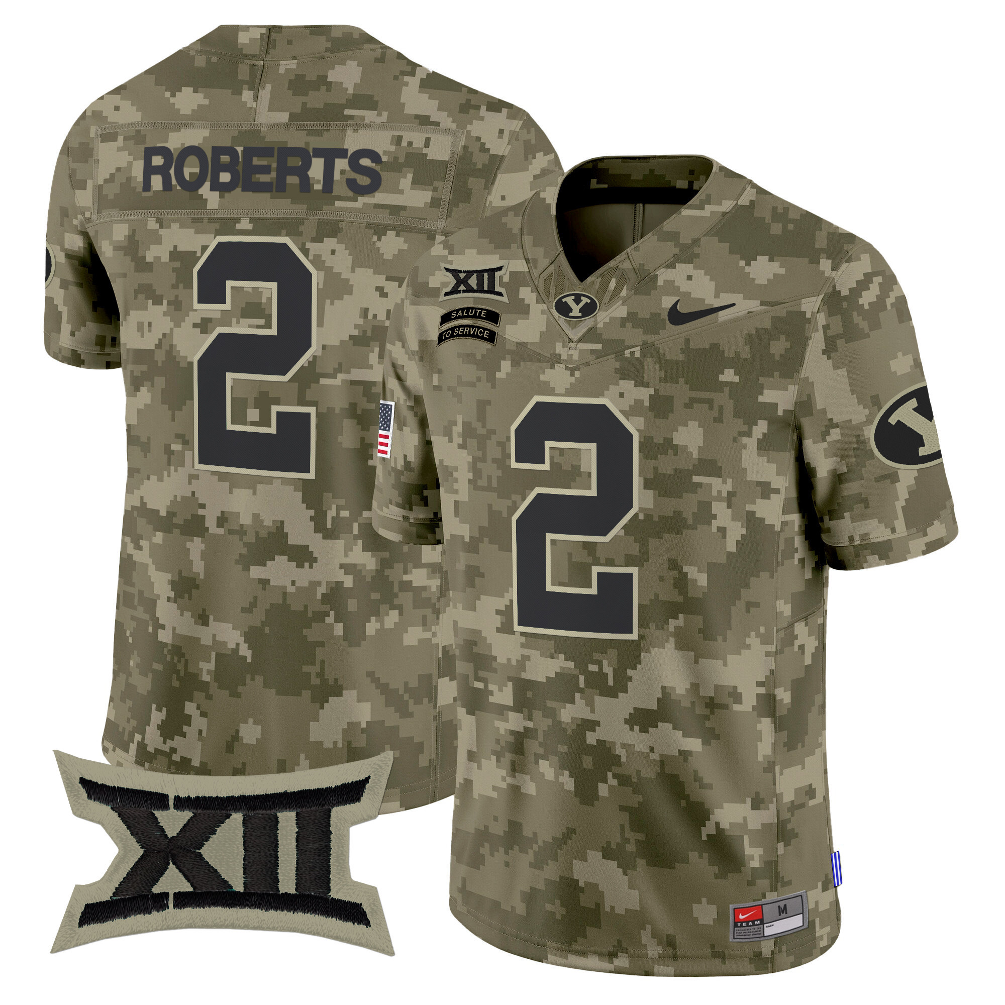 Men's BYU Cougars 2024 Salute to Service Vapor Limited Jersey - All Stitched
