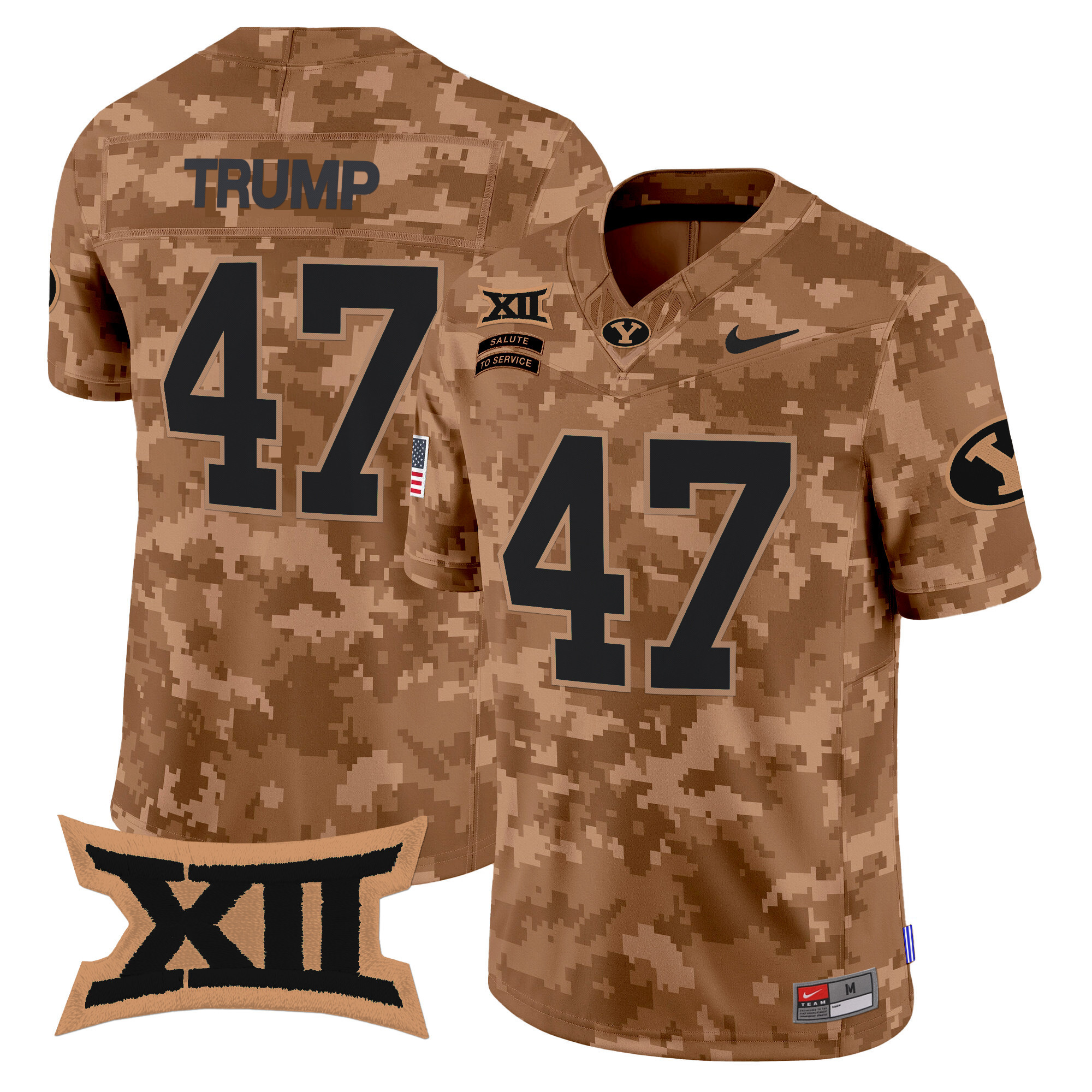 Men's BYU Cougars 2024 Salute to Service Vapor Limited Jersey - All Stitched