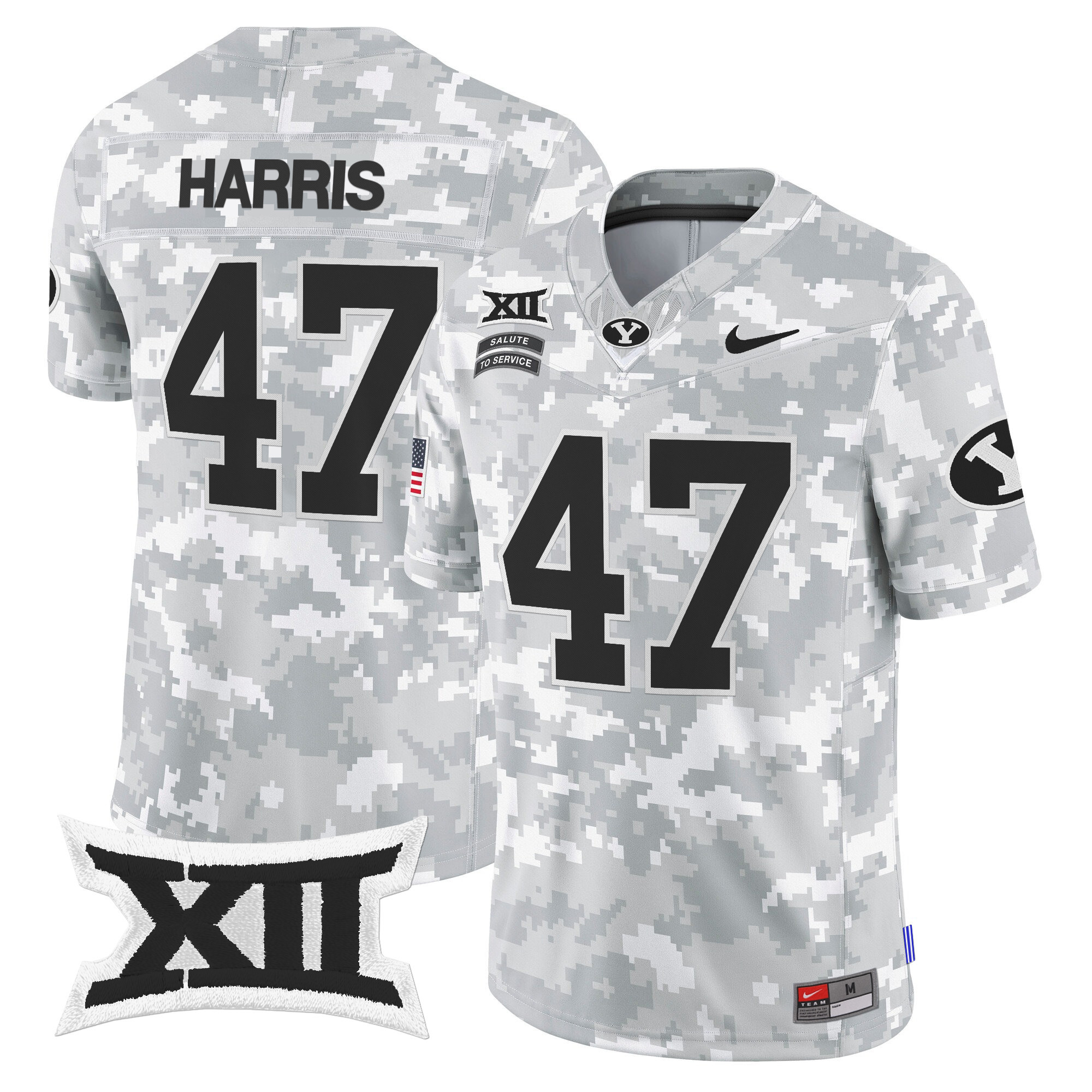 Men's BYU Cougars 2024 Salute to Service Vapor Limited Jersey - All Stitched