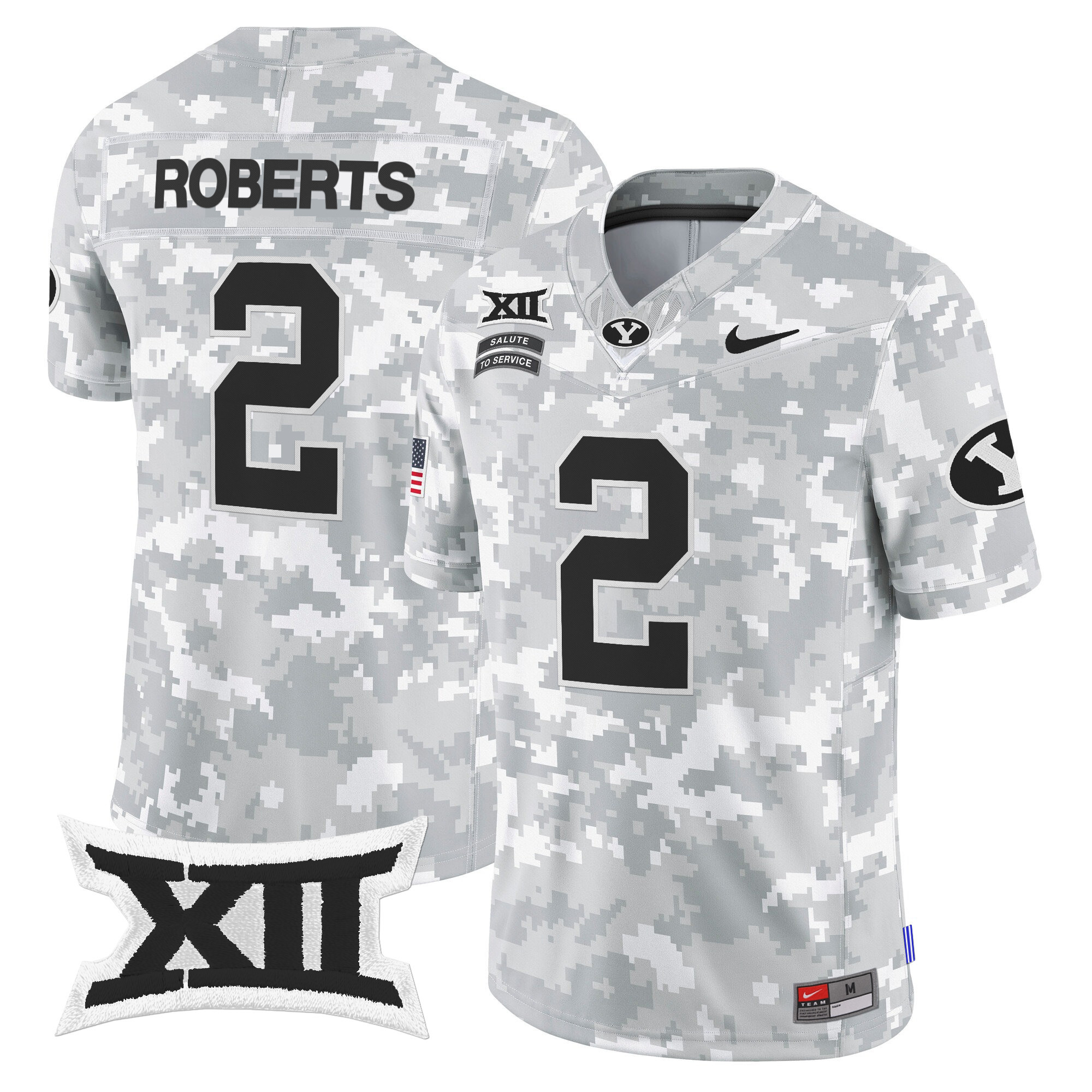 Men's BYU Cougars 2024 Salute to Service Vapor Limited Jersey - All Stitched