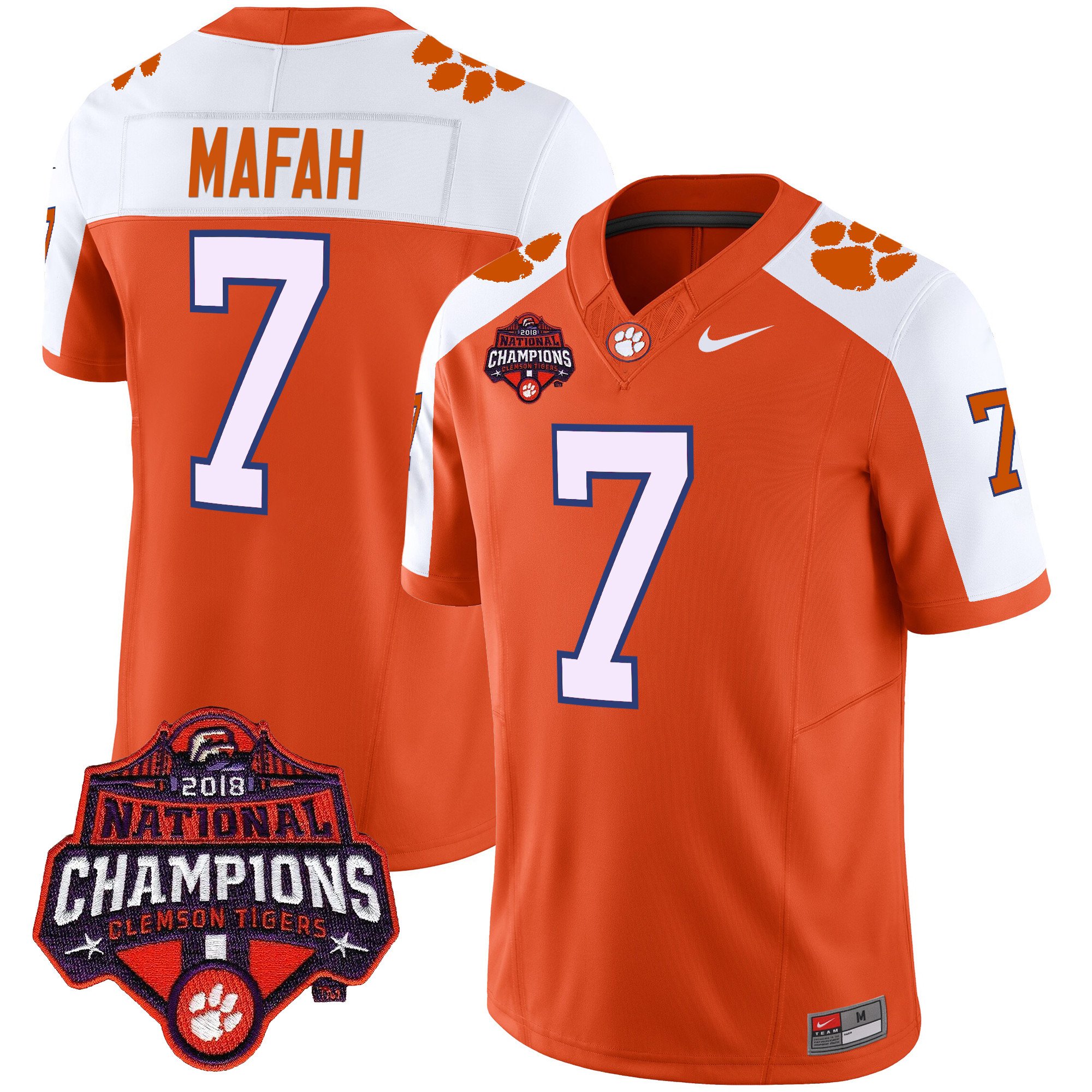 Men's Clemson Tigers Vapor Limited Jersey - All Stitched