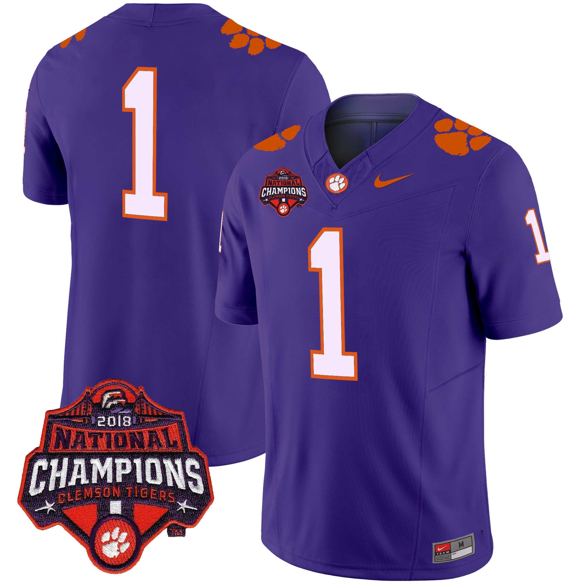 Men's Clemson Tigers Vapor Limited Jersey - All Stitched