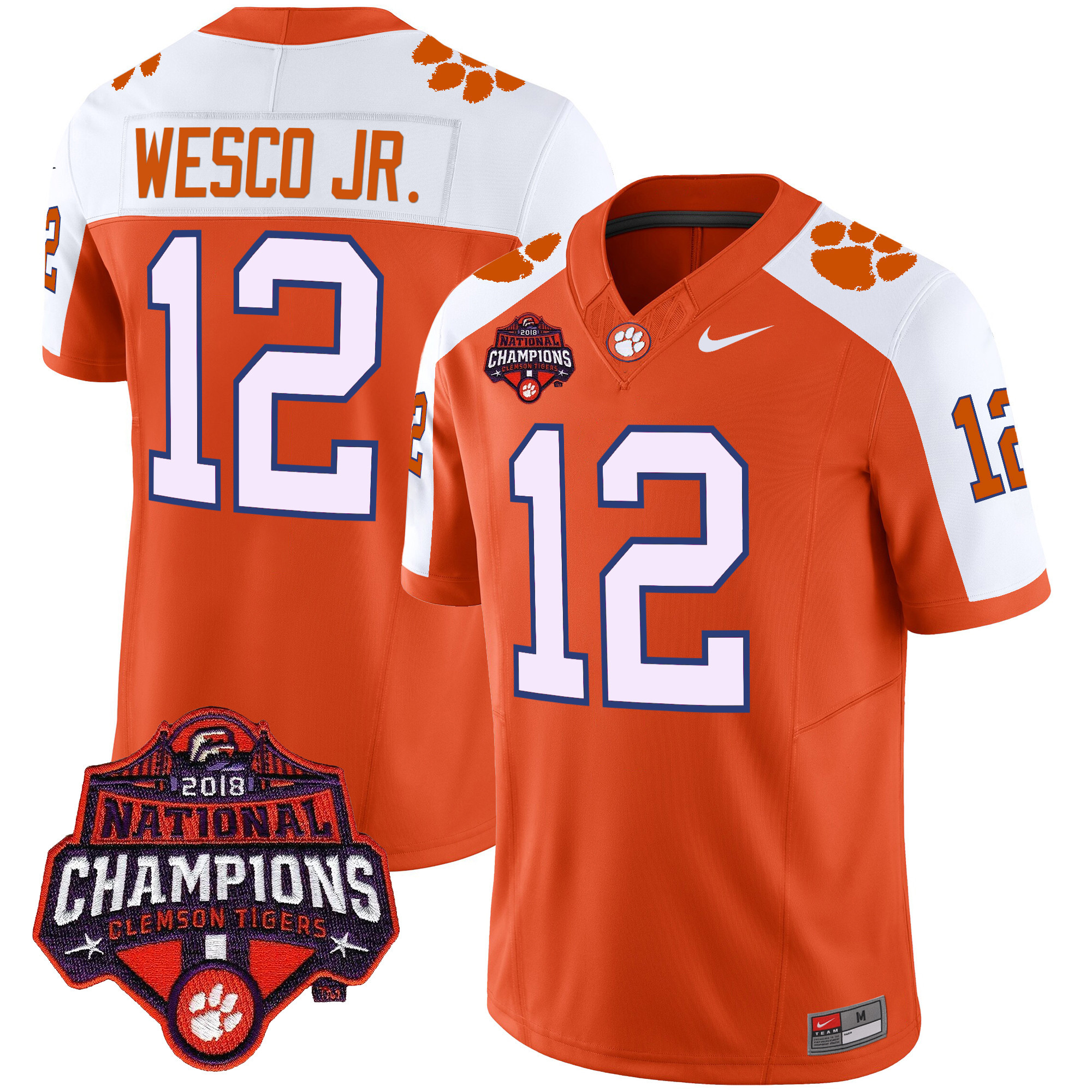 Men's Clemson Tigers Vapor Limited Jersey - All Stitched