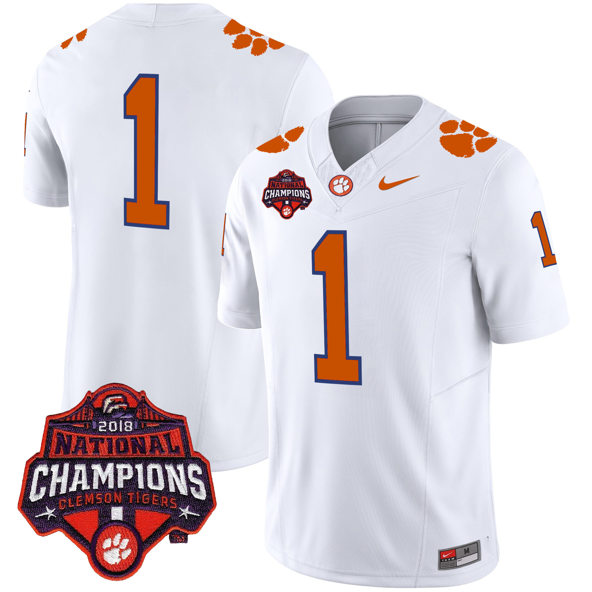 Men's Clemson Tigers Vapor Limited Jersey - All Stitched