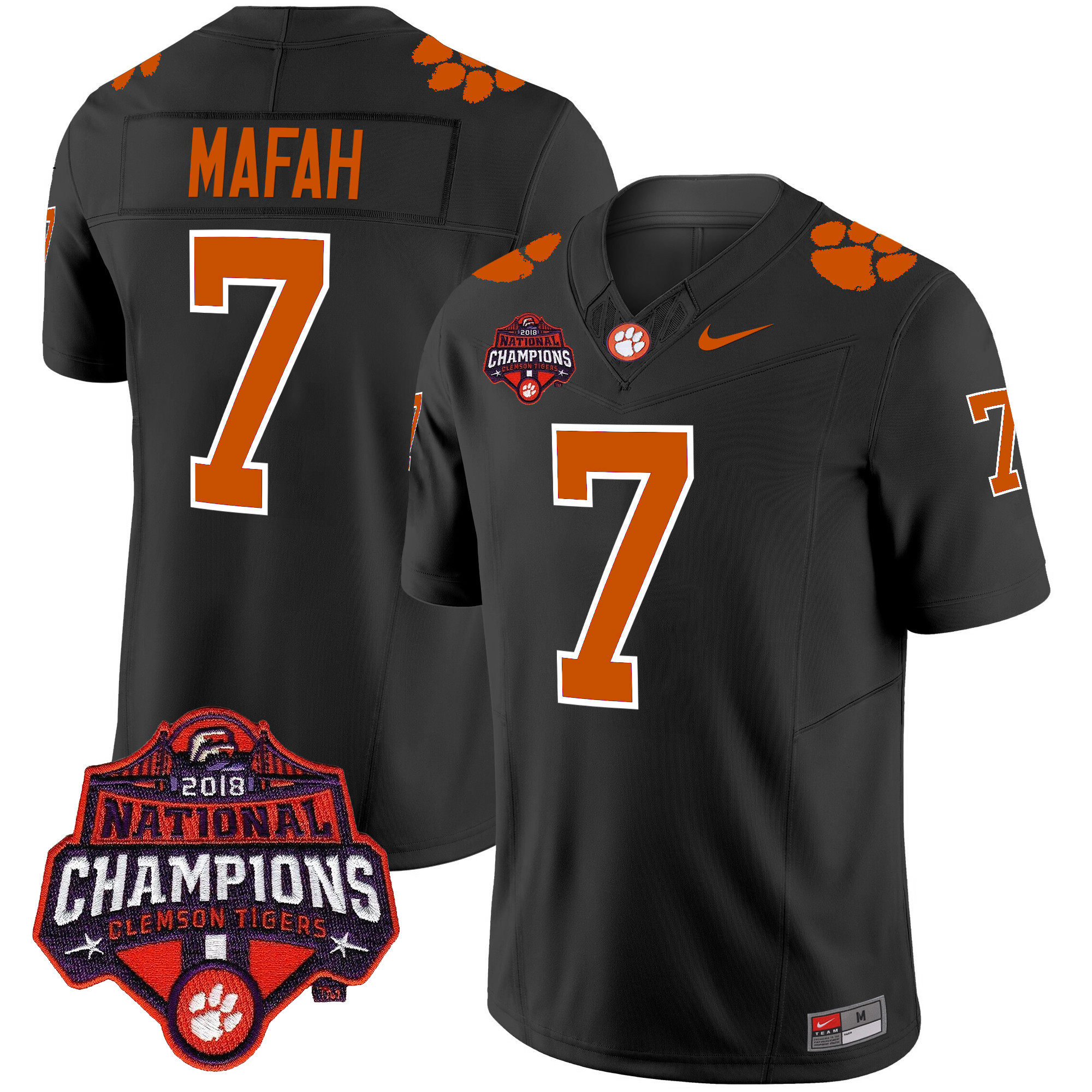 Men's Clemson Tigers Vapor Limited Jersey - All Stitched