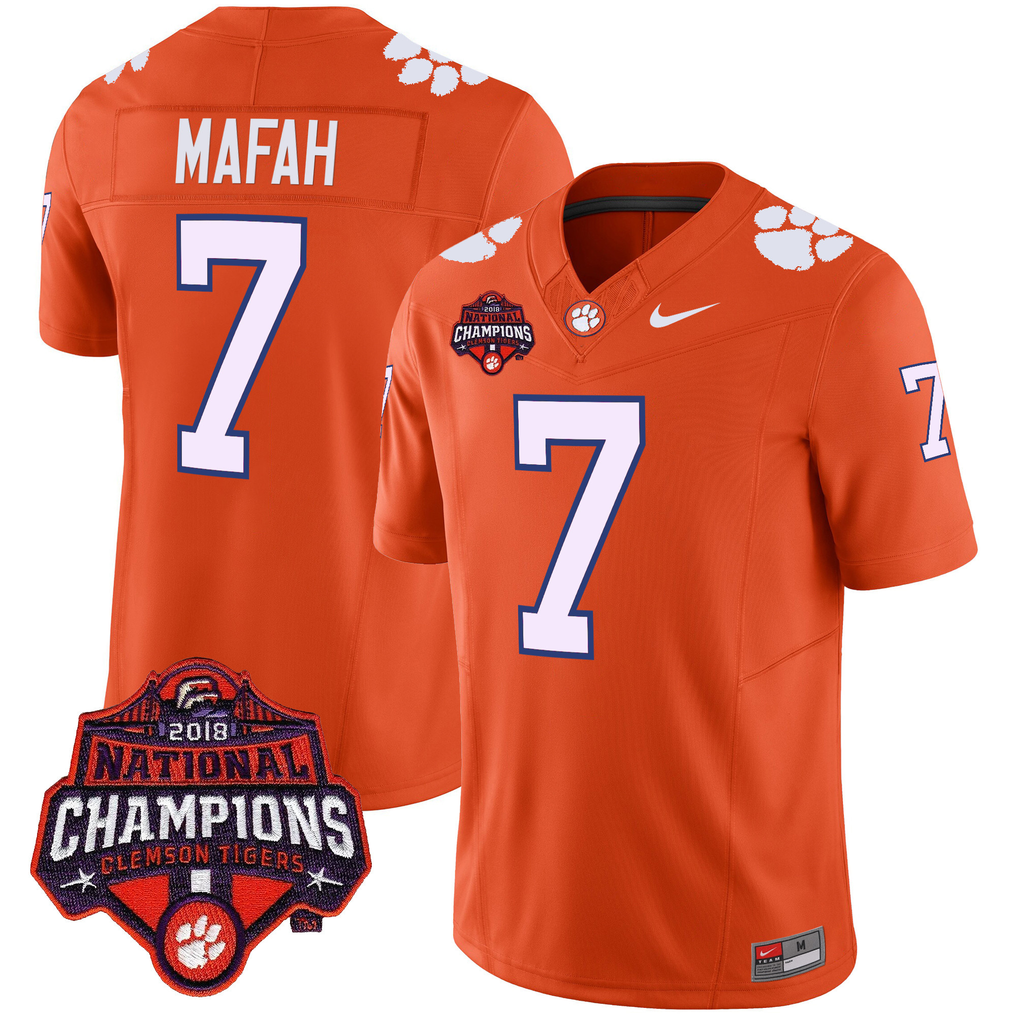 Men's Clemson Tigers Vapor Limited Jersey - All Stitched