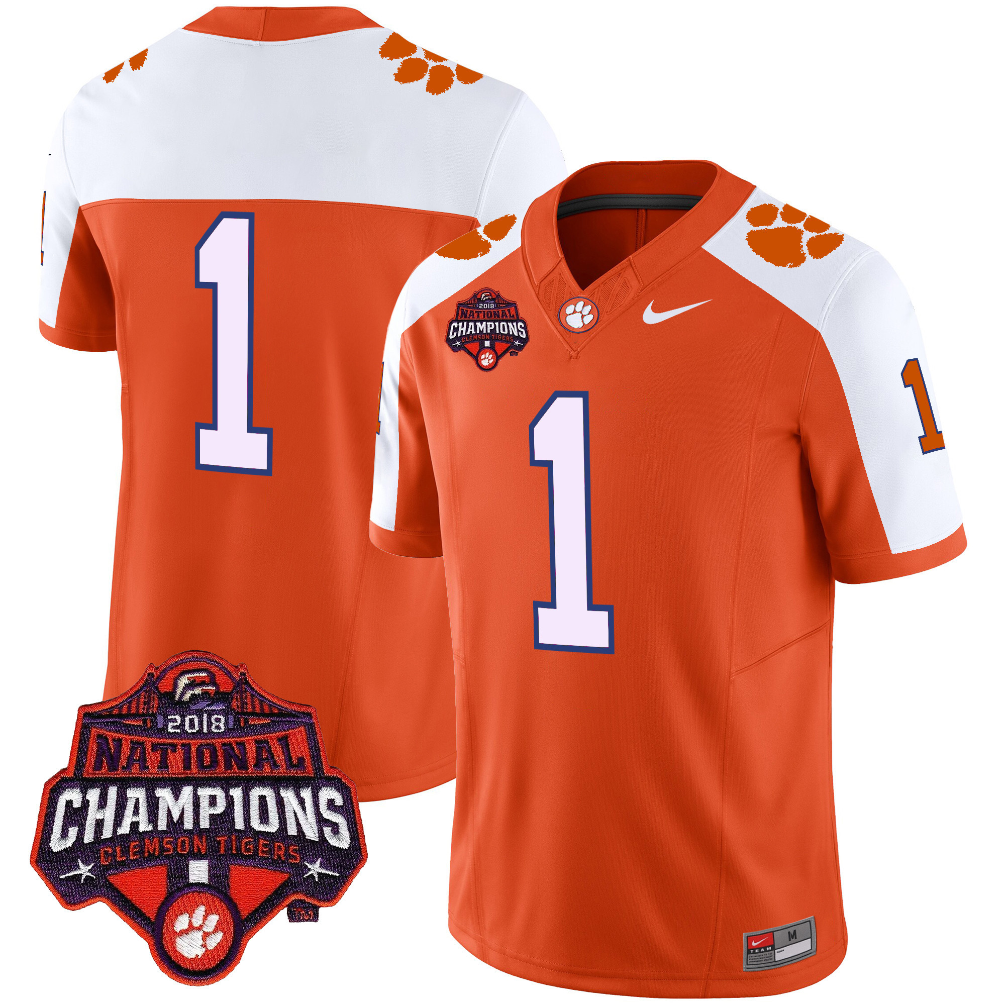 Men's Clemson Tigers Vapor Limited Jersey - All Stitched