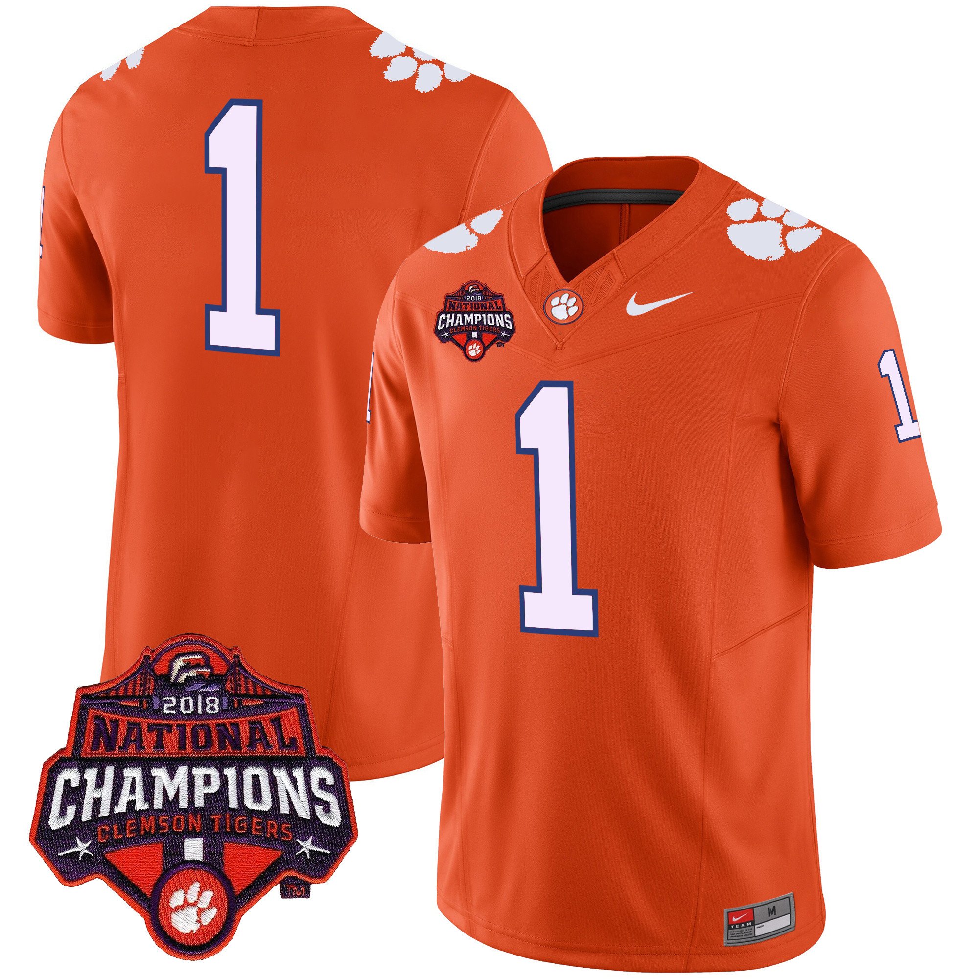 Men's Clemson Tigers Vapor Limited Jersey - All Stitched