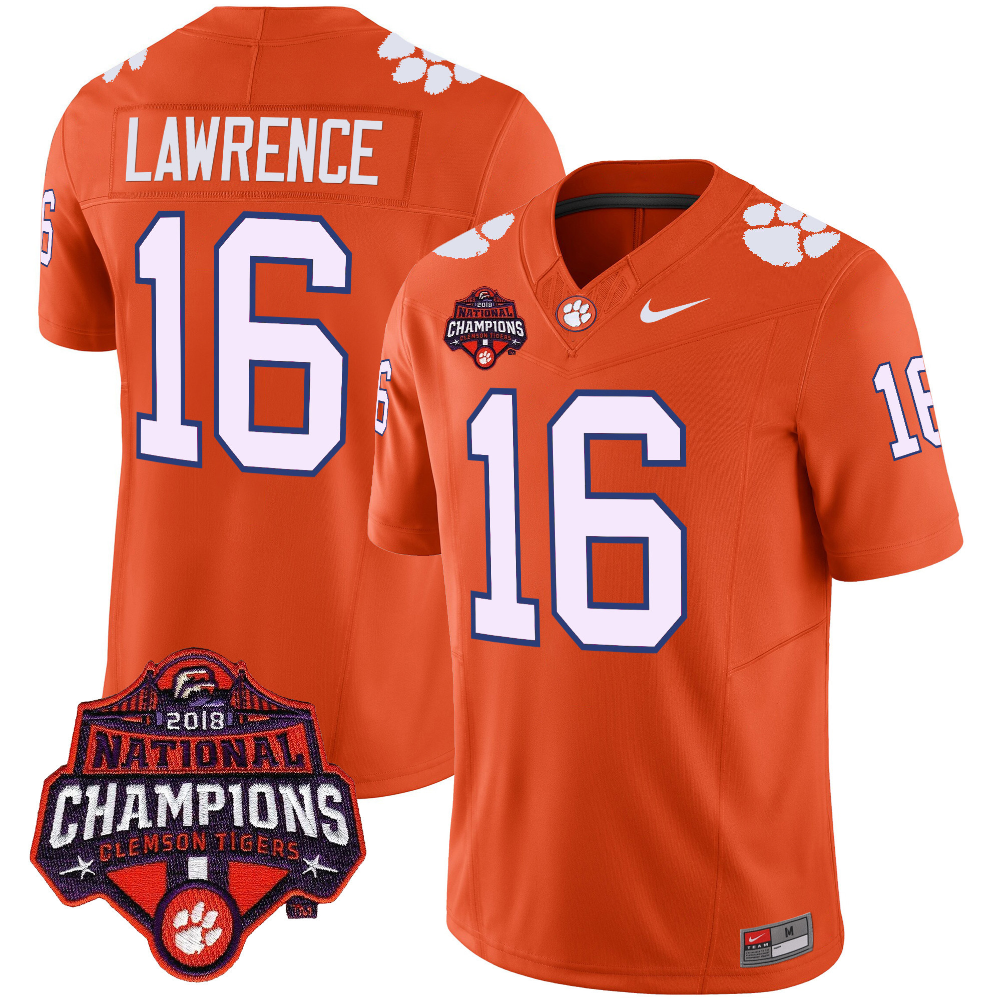 Men's Clemson Tigers Vapor Limited Jersey - All Stitched